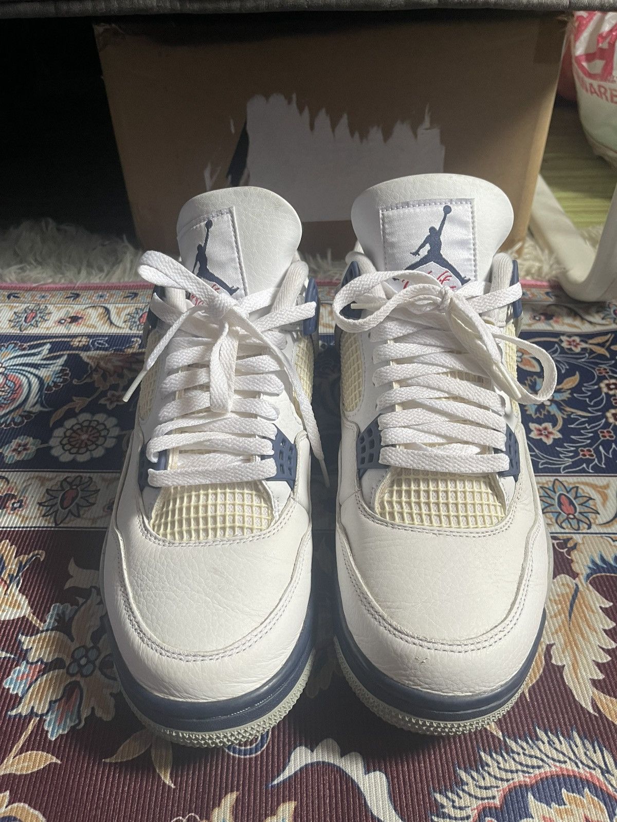 Jordan Brand Air jordan 4 retro midnight navy Size US 10.5 / EU 43-44 - 3 Thumbnail