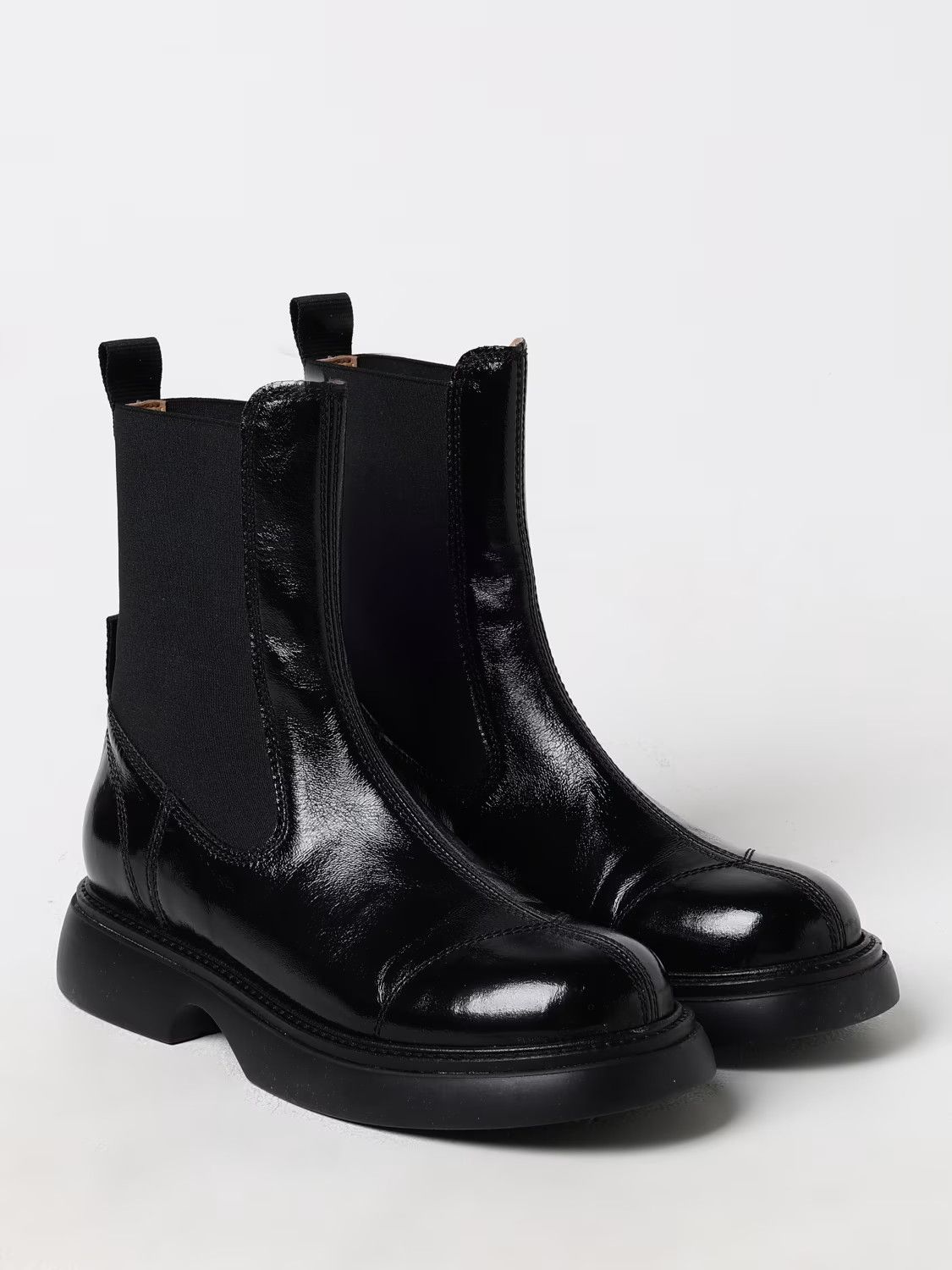Ganni o1s22i1n1024 Chelsea Ankle Boots in Black Size US 6 / IT 36 - 2 Thumbnail