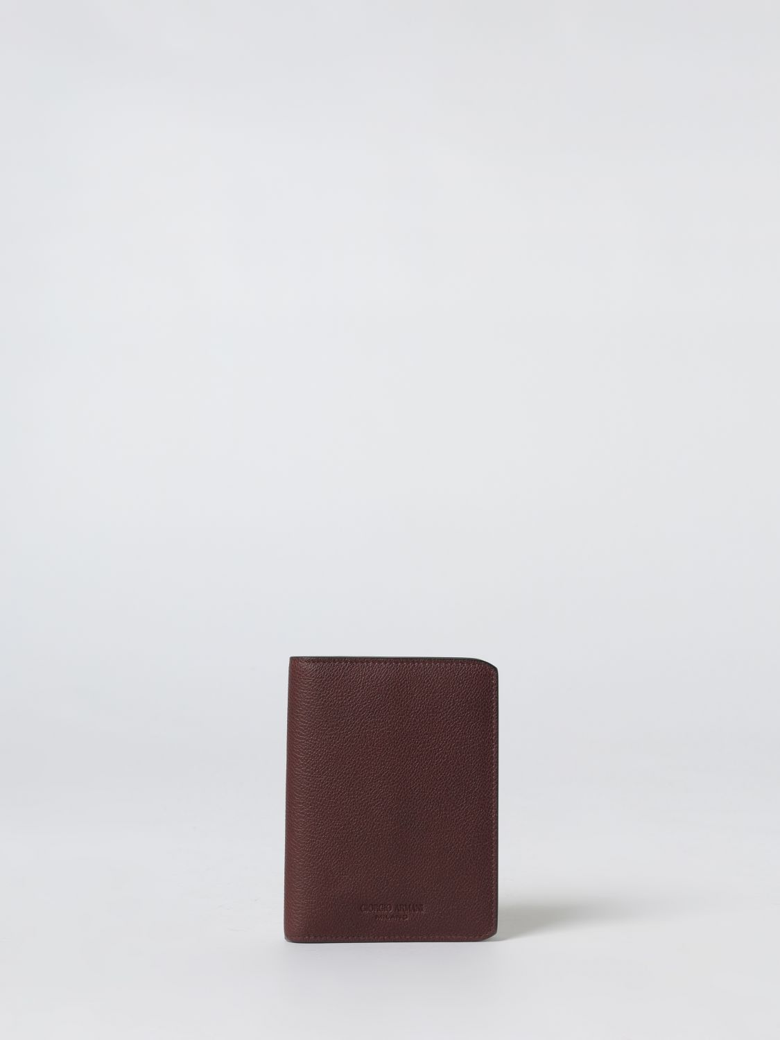 Giorgio Armani Giorgio Armani Wallet Men Burgundy Size ONE SIZE - 1 Thumbnail