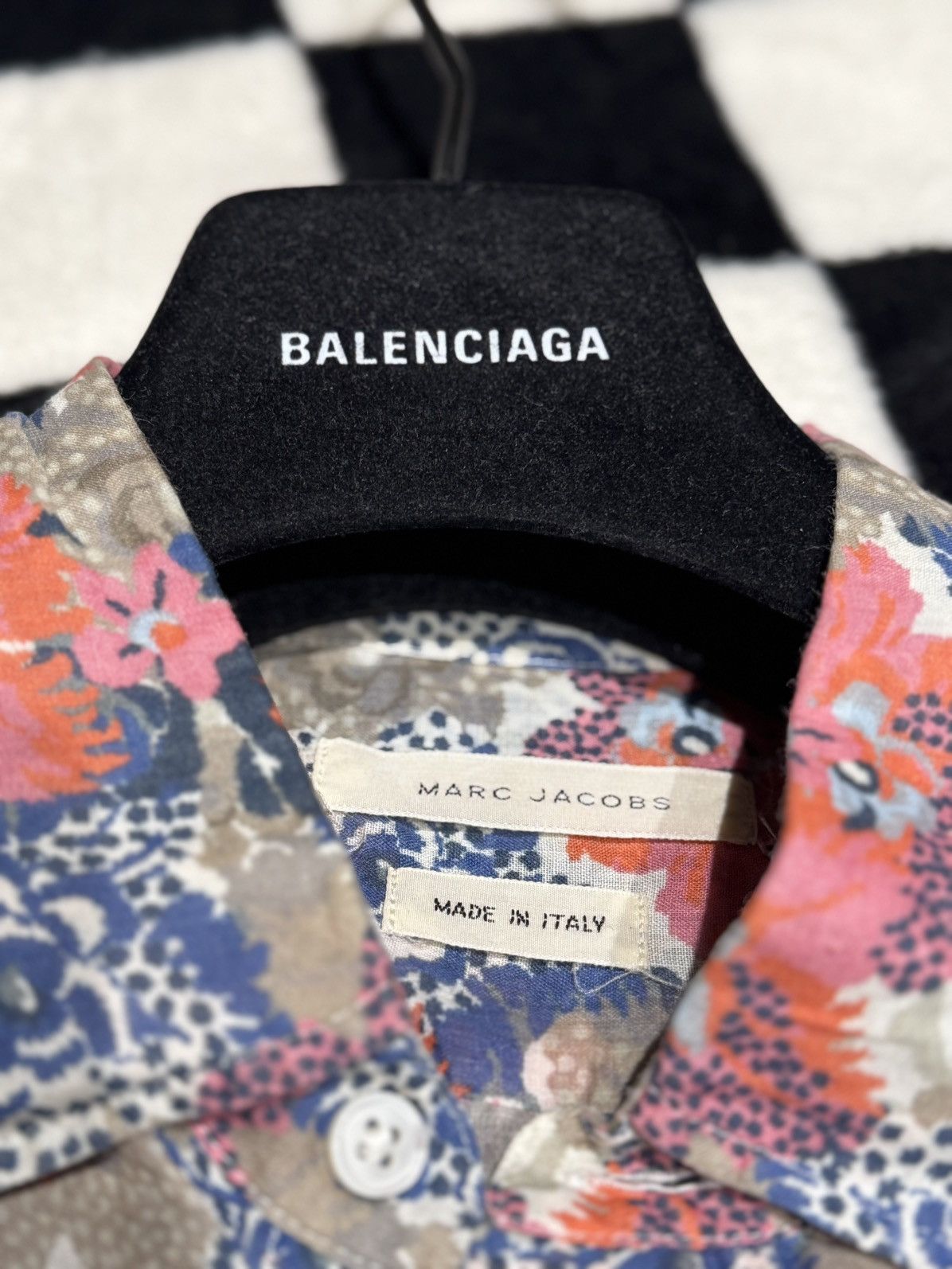 Marc Jacobs SS14 RARE $593 FLORAL MAINLINE SHIRT SHORT SLEEVE RESORT Size US M / EU 48-50 / 2 - 3 Thumbnail