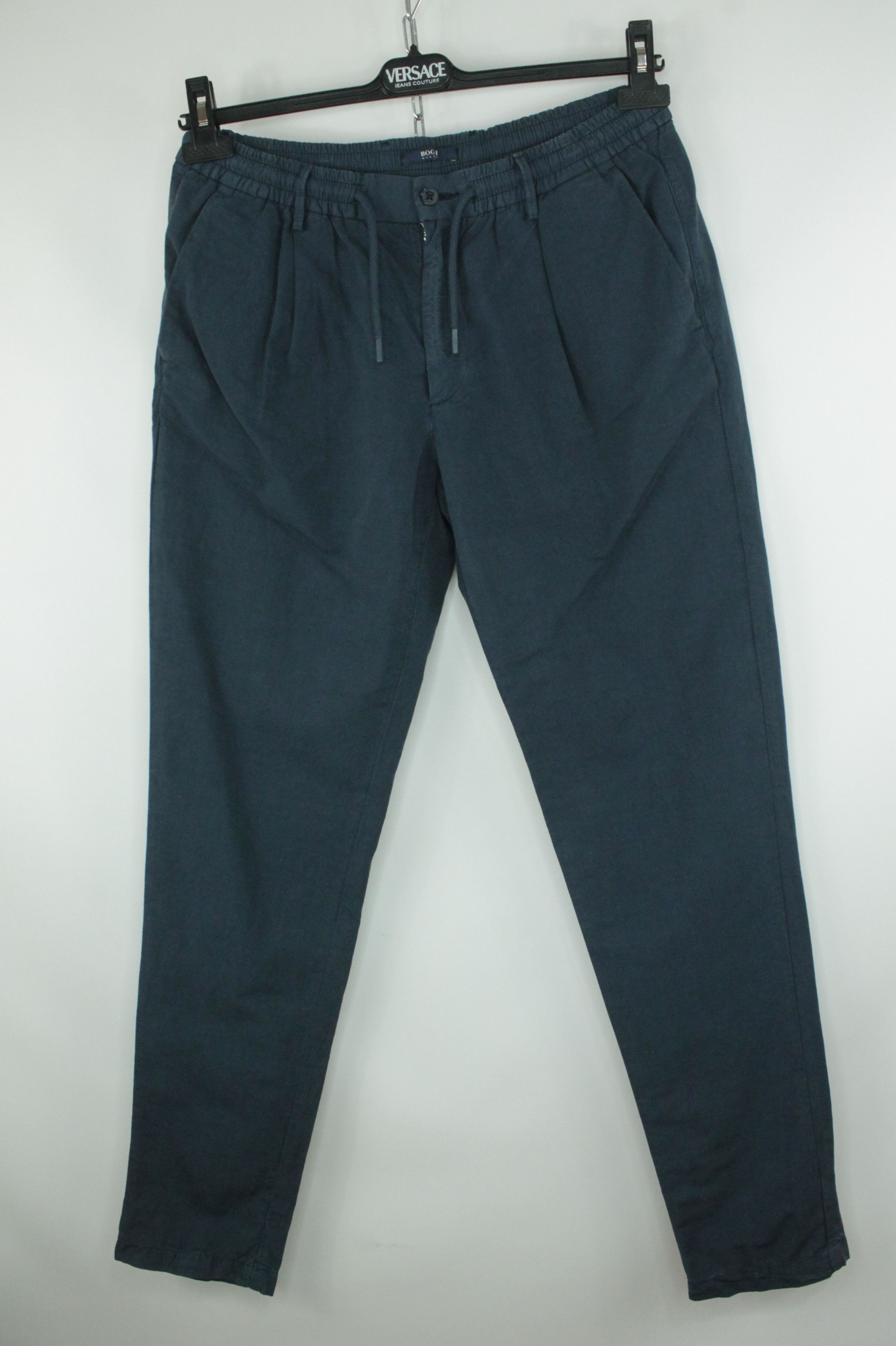 Boggi Boggi Milano Drawstring Cotton Linen Trousers Pants Size US 32 / EU 48 - 1 Thumbnail