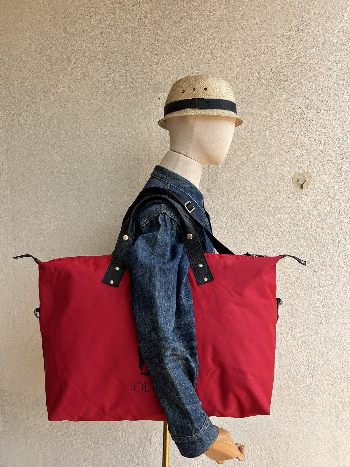Valentino Vintage valentino Oliver Large Red Tote Bag Size ONE SIZE - 3 Thumbnail
