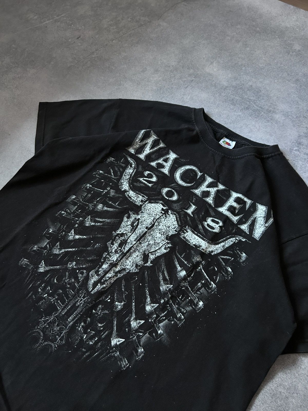 Band Tees Vintage Wacken 2018 big logo shirt shirt mens Size US XL / EU 56 / 4 - 3 Thumbnail