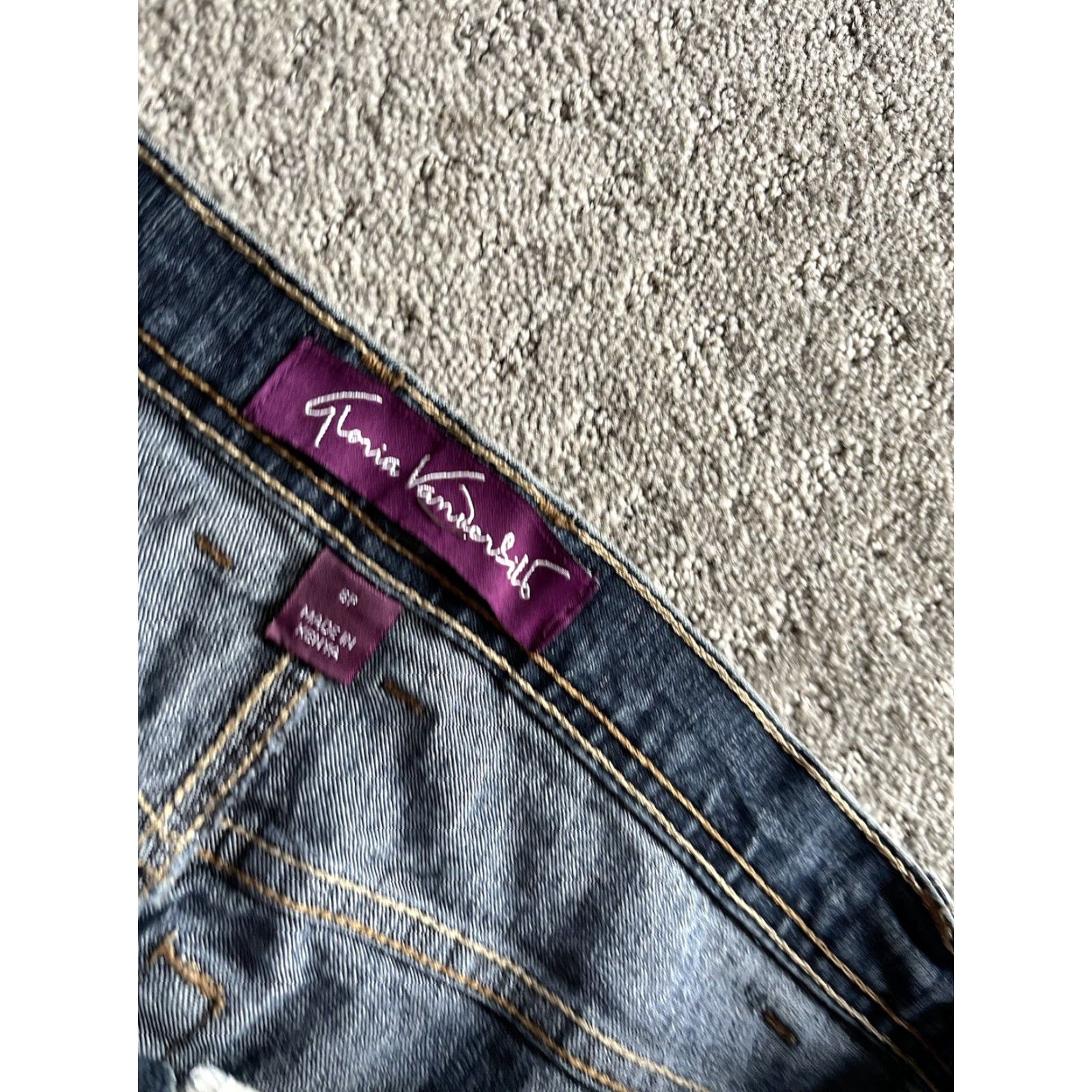 Gloria Vanderbilt Gloria Vanderbilt Amanda Jeans Tapered Denim 8P Blue Stretch Womens 90s Logo Size 30" / US 8 / IT 44 - 3 Thumbnail
