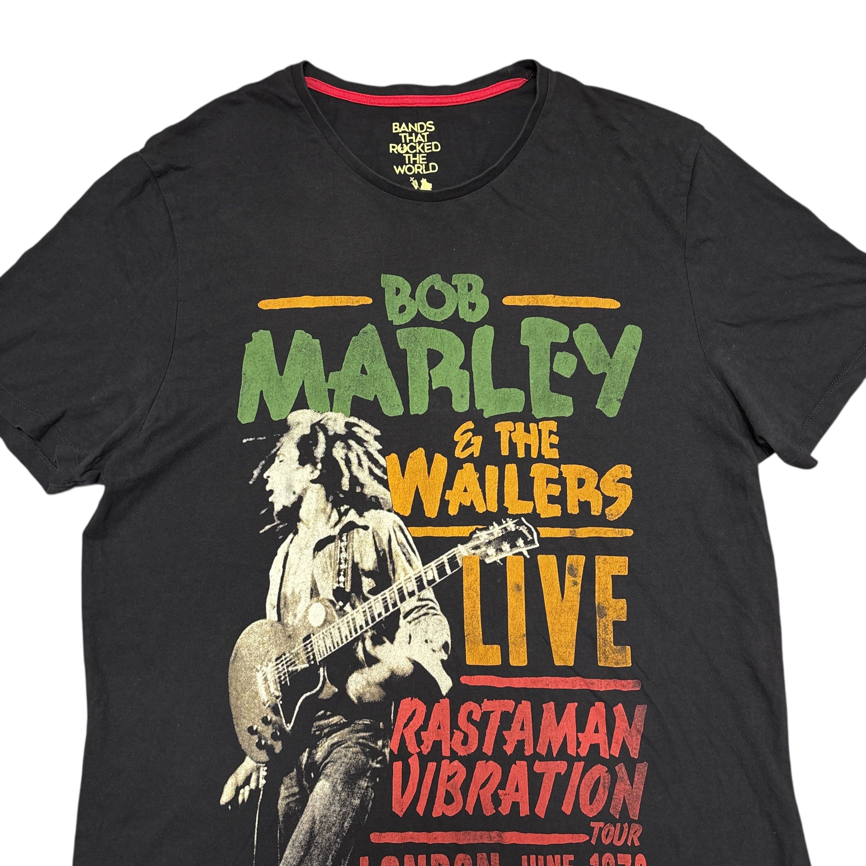 Band Tees Bob Marley Shirt The Wailers Reggae Band Tee Rap Tee Size US XL / EU 56 / 4 - 2 Thumbnail