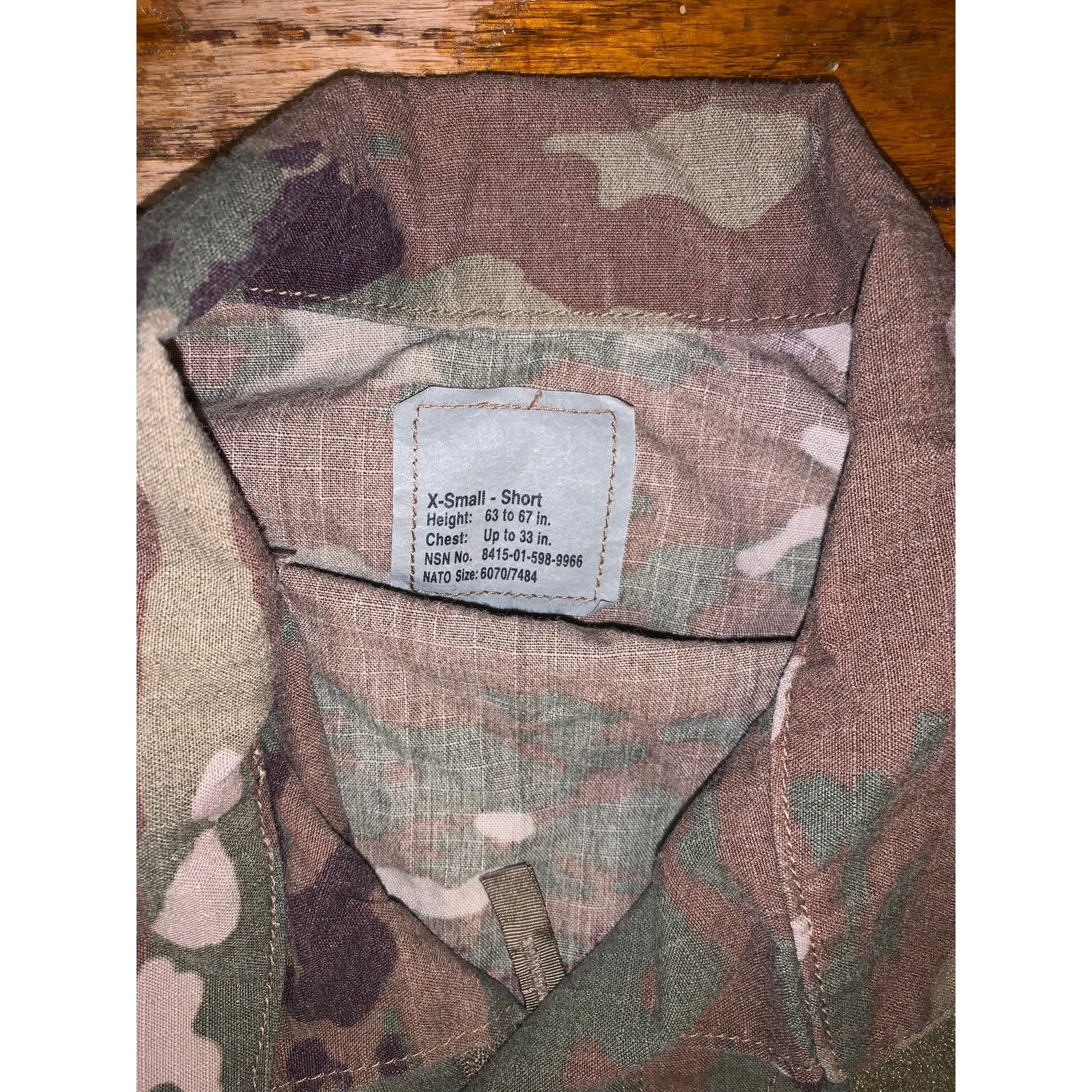 Other × Vintage US Army OCP Scorpion FRACU Combat Jacket XS Flame Resistant Size US XS / EU 42 / 0 - 3 Thumbnail