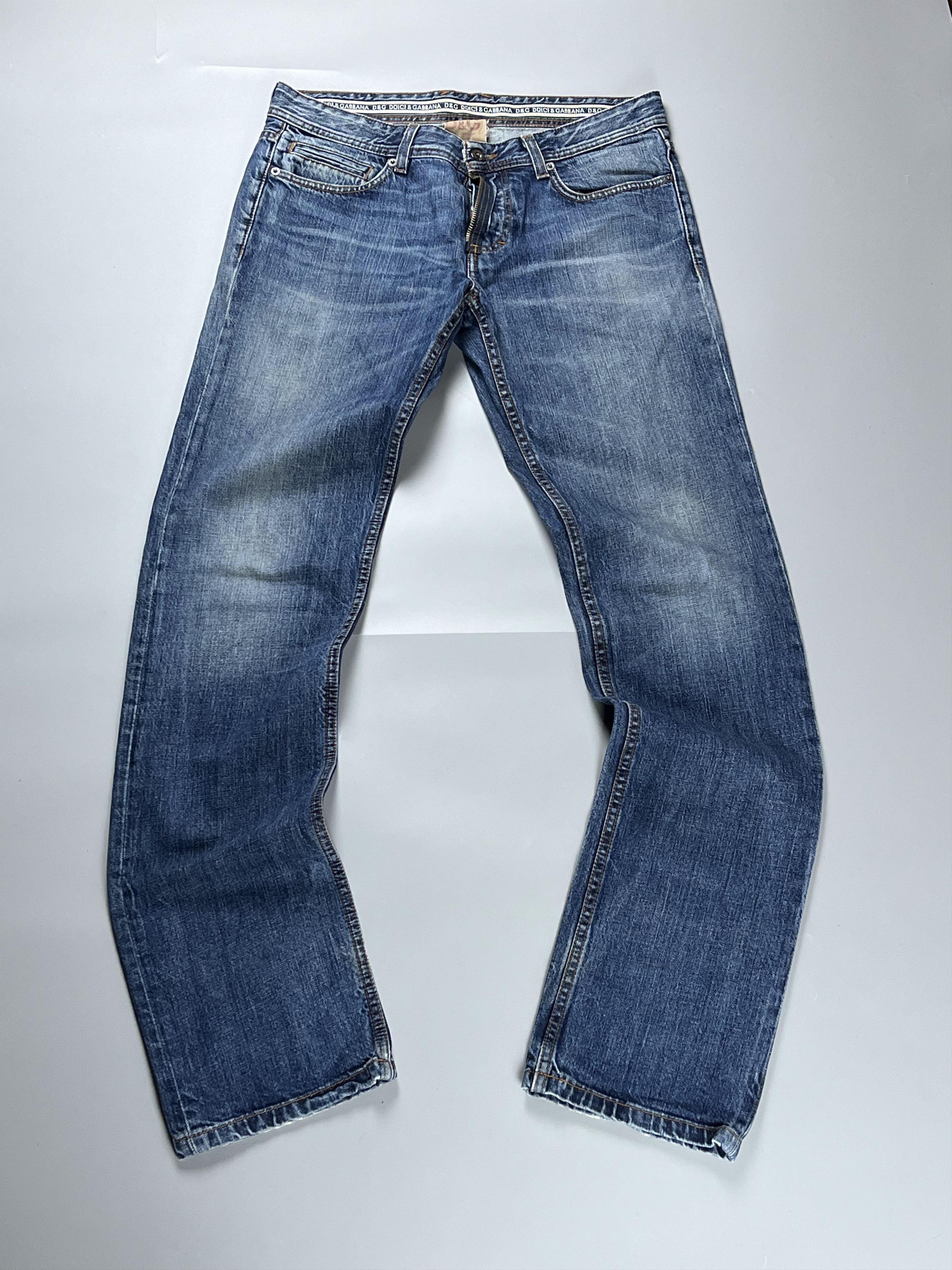 Dolce & Gabbana × Vintage Vintage Dolce & Gabbana Faded Jean Size US 33 - 5 Thumbnail