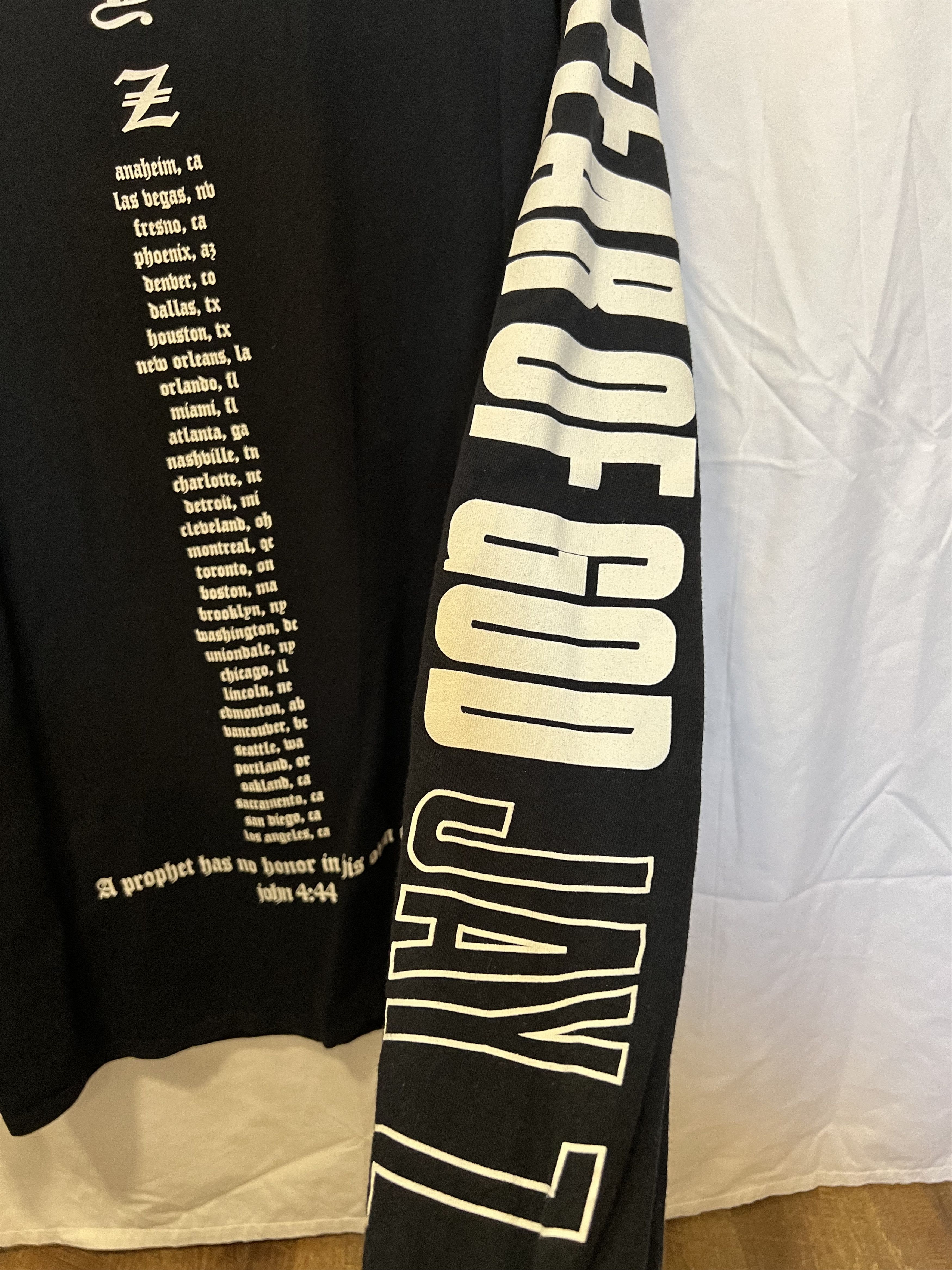 FEAR OF GOD JAY-Z Long Sleeve Tee