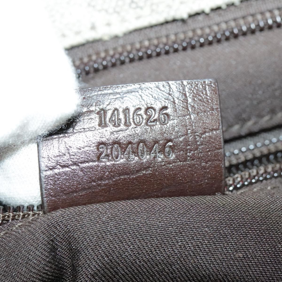 Gucci GUCCI GG Supreme Shoulder Bag Pvc Leather Beige Brown Silver Size ONE SIZE - 12 Thumbnail