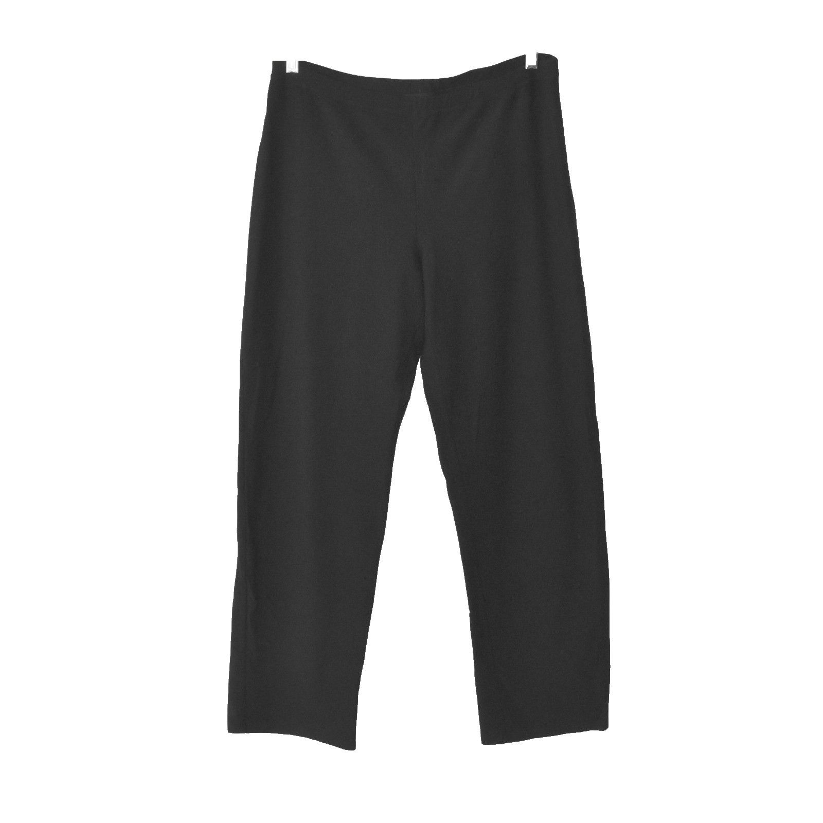 Eileen Fisher EILEEN FISHER Black Stretch Viscose/Nylon Pants Size PM Size 32" / US 10 / IT 46 - 1 Thumbnail