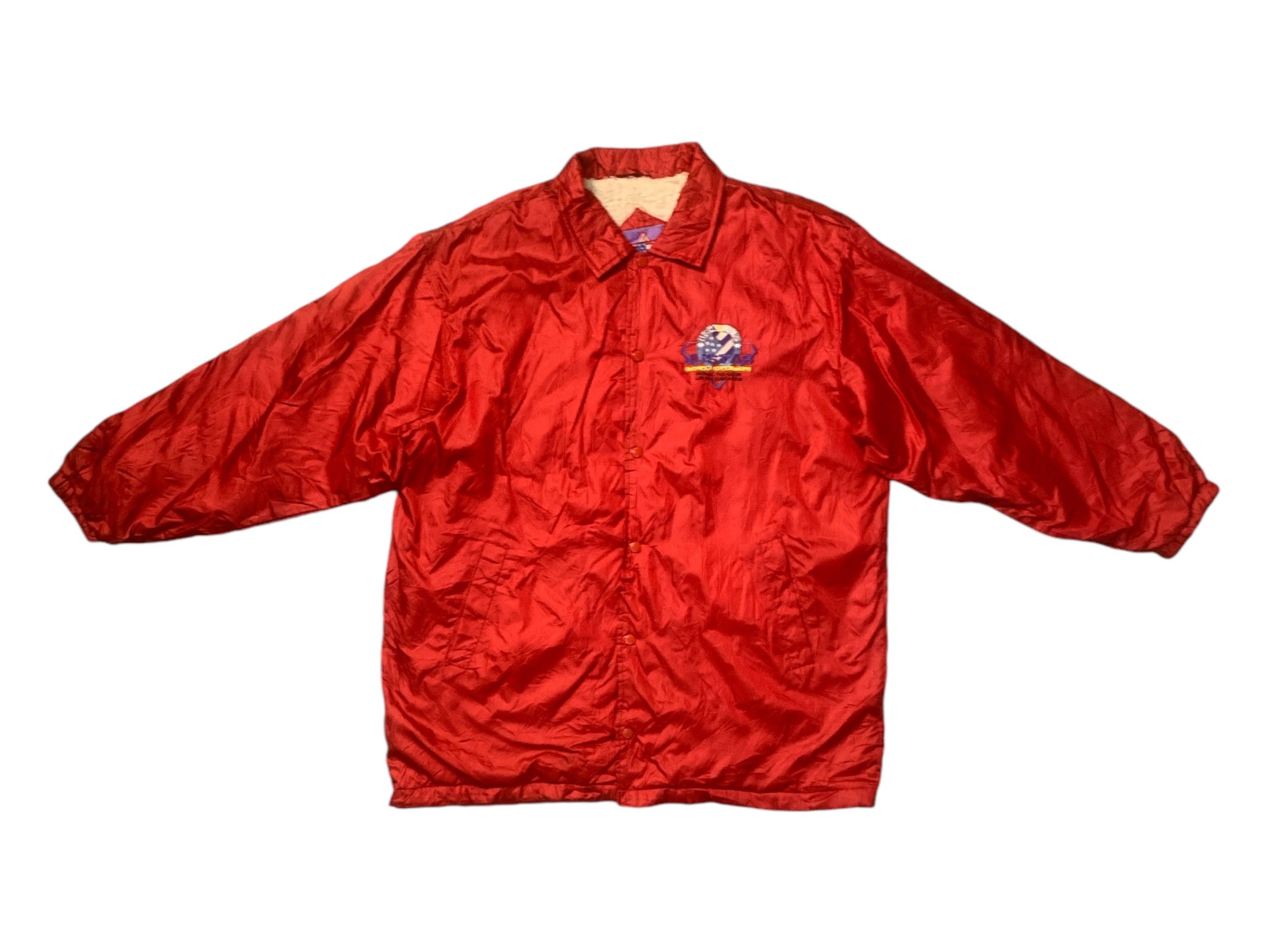 Japanese Brand Rare Design Vintage Justas American Style Sherpa Jackets Size US L / EU 52-54 / 3 - 2 Thumbnail