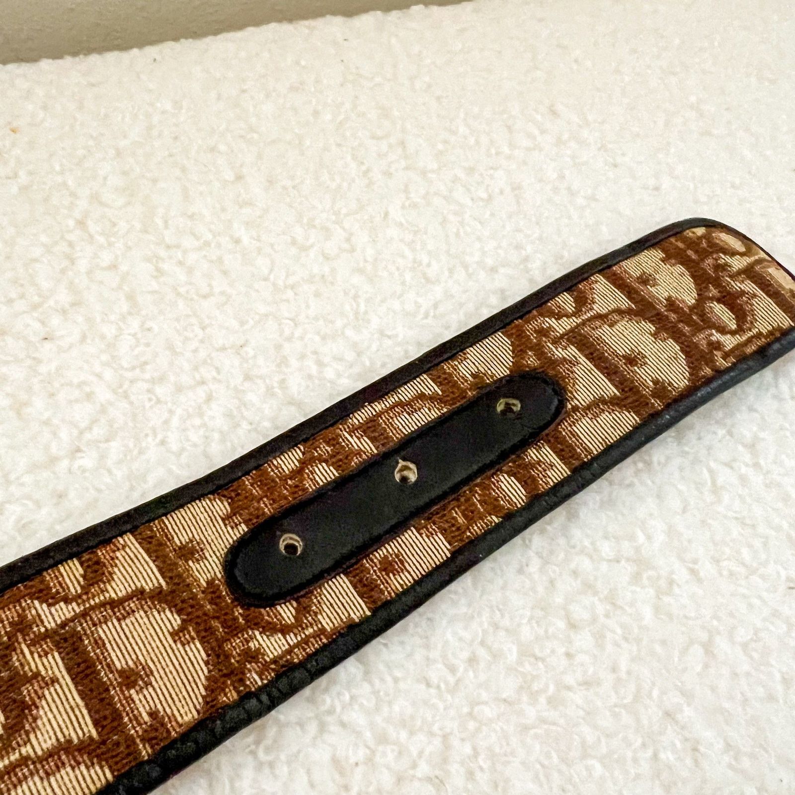 Dior Vintage Dior Oblique Monogram Trotter Women's Belt Size ONE SIZE - 3 Thumbnail