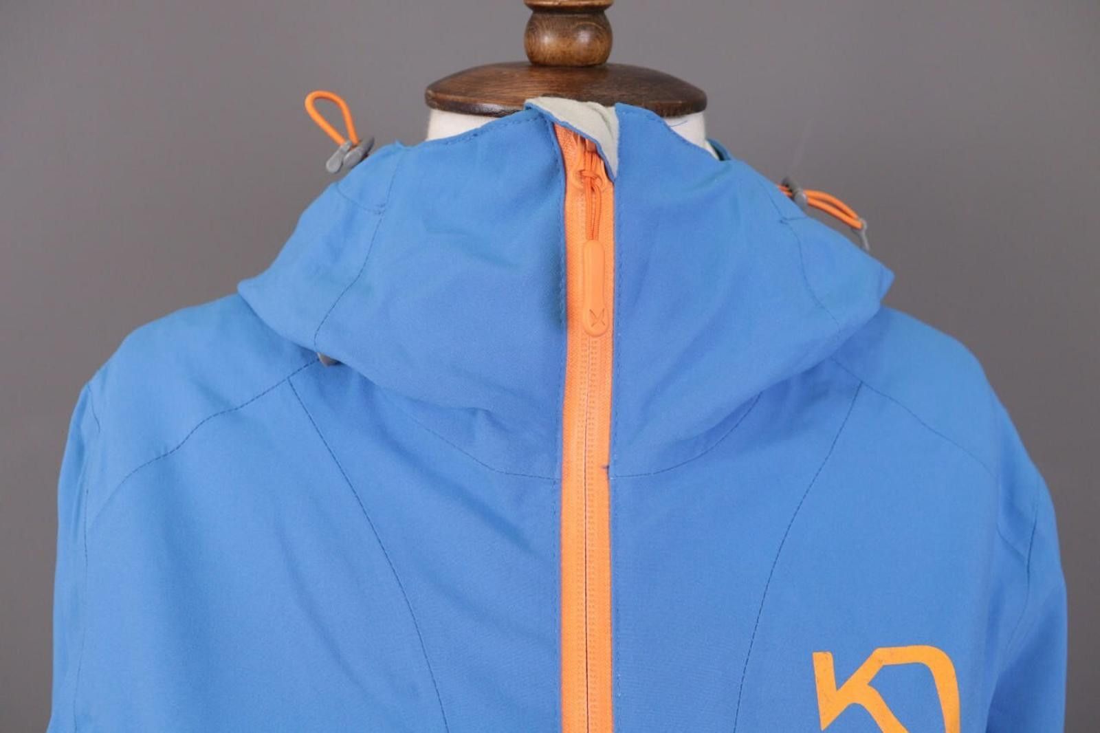 Designer Kari Traa Blue Full Zip Hooded Waterproof Jacket Size M Size M / US 6-8 / IT 42-44 - 4 Thumbnail