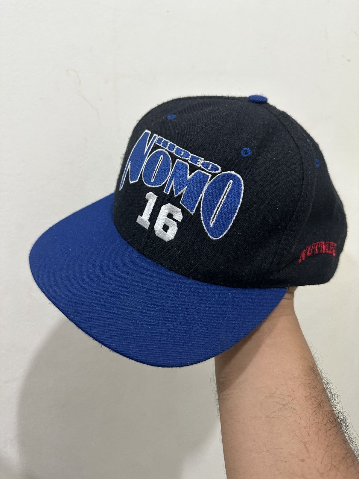 MLB 90’s Nomo Dodges USA Nugmeg Snapback Size ONE SIZE - 1 Thumbnail