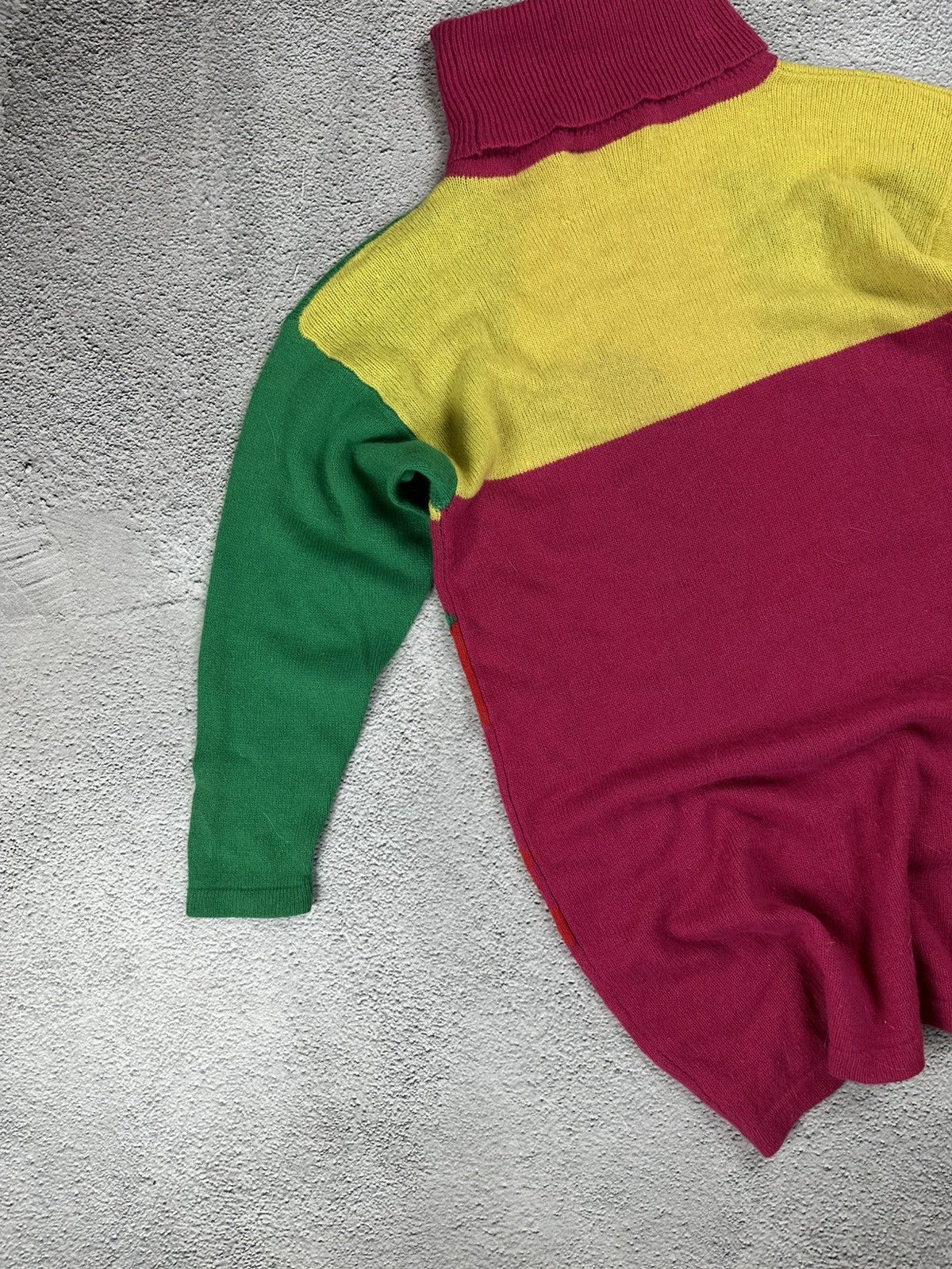 Hysteric Glamour Graph Line 80s Bold Graphic Knit Sweater Tunic Art Colorful Size M / US 6-8 / IT 42-44 - 8 Thumbnail