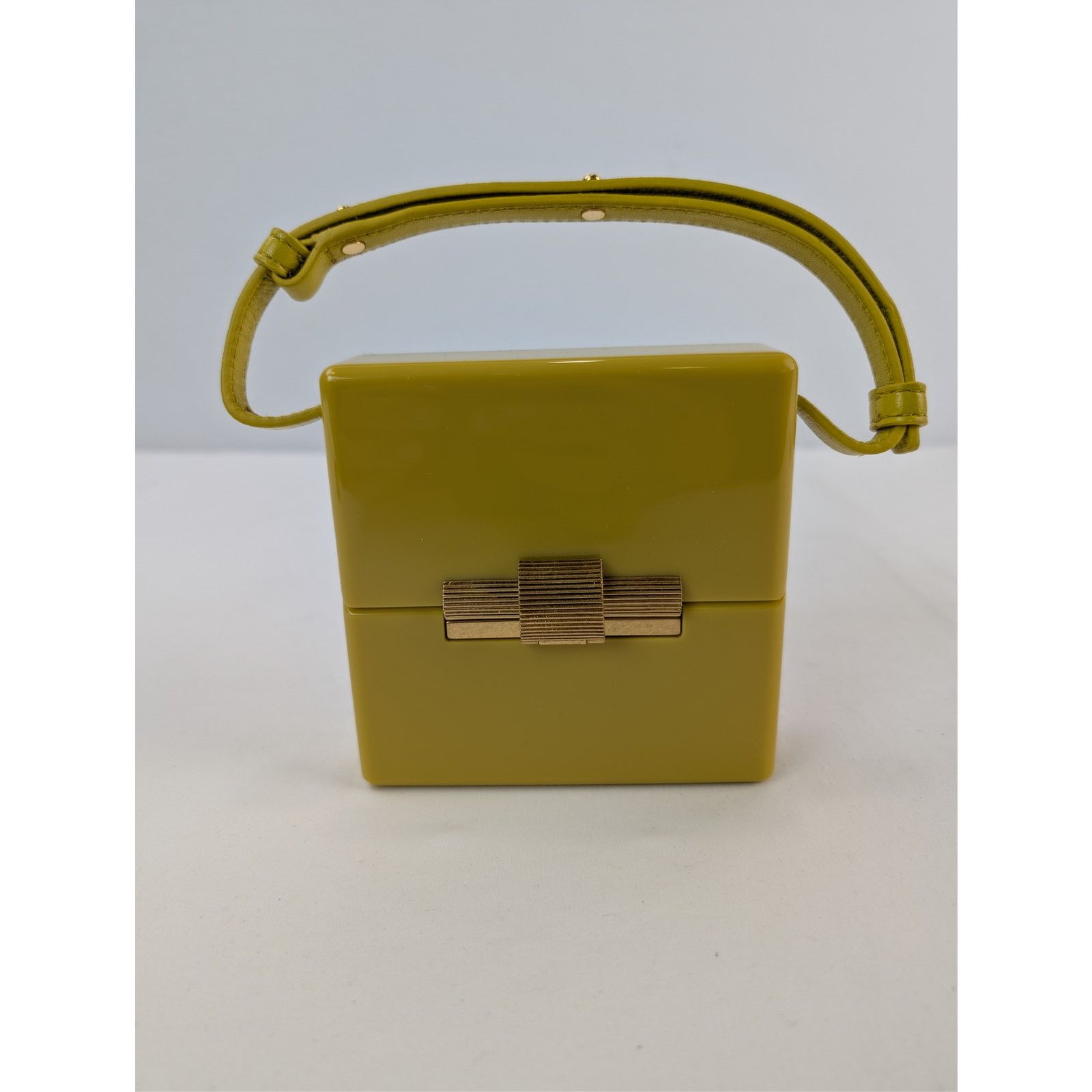 Bottega Veneta o1rshd1 Size: OS / Shiny Leather Mini Bag in Mirabelle-Gold Size ONE SIZE - 7 Thumbnail