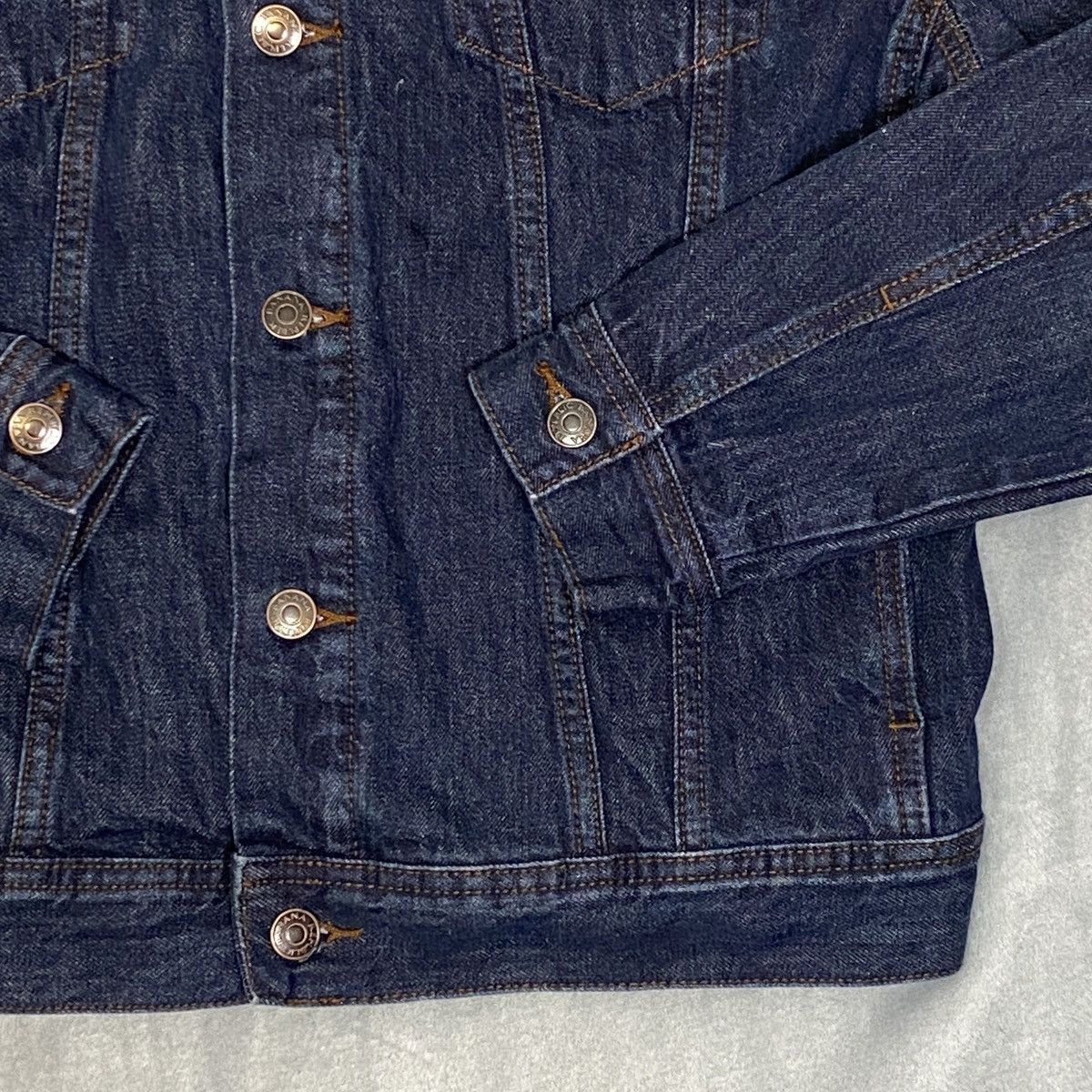 Banana Republic × Vintage Jean Jacket Men Small Long Sleeve Blue Denim Coat Size US S / EU 44-46 / 1 - 8 Thumbnail