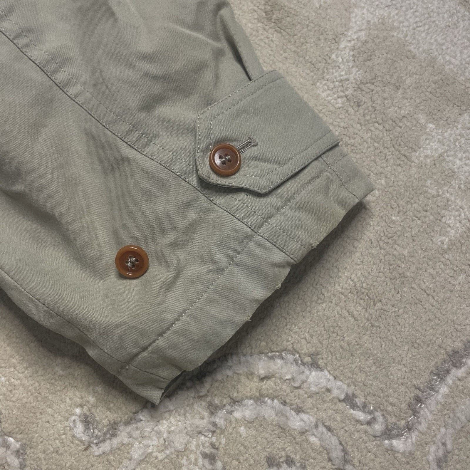 Burberry vintage Burberry Trench Coat winter jacket COTTON WAX Beige Size US L / EU 52-54 / 3 - 12 Thumbnail