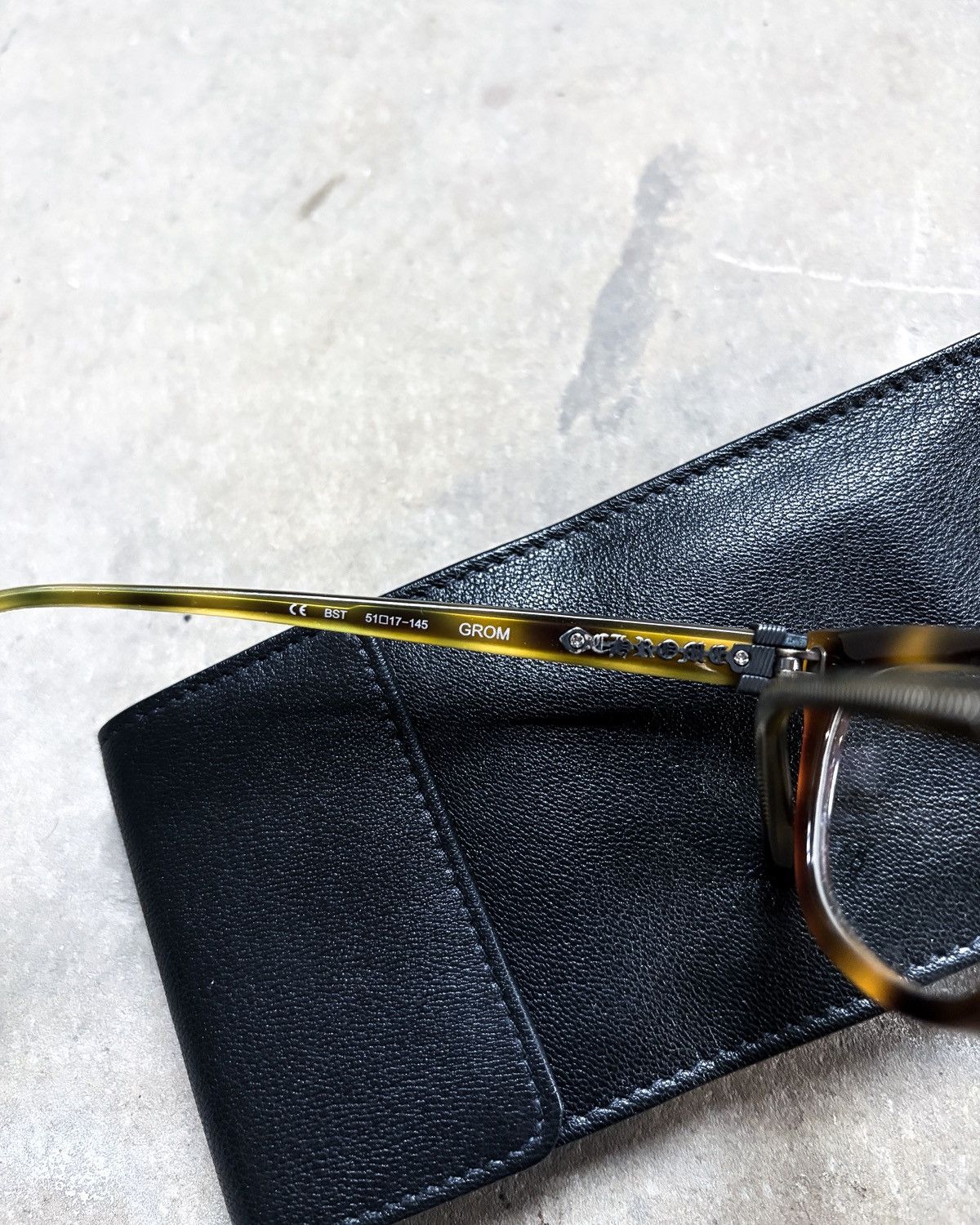 Chrome Hearts “GROM” TORTOISE CLEAR LENS GLASSES Size ONE SIZE - 6 Thumbnail