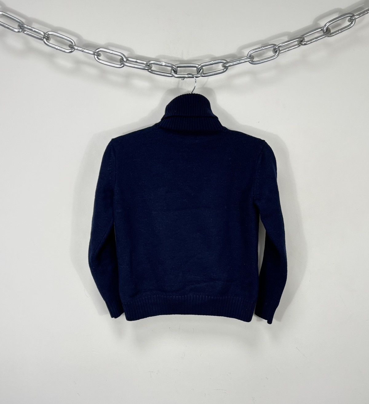 Other Luis Trenker Women’s Navy Blue Ski Wool Turtleneck Sweater Size XXS / US 00 / IT 34 - 10 Thumbnail
