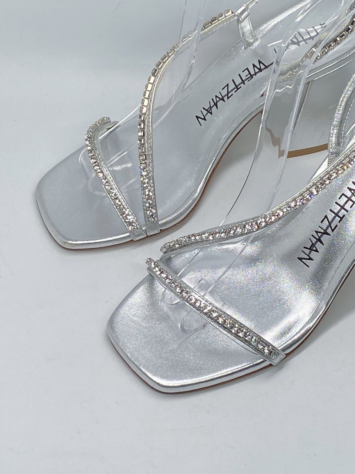 Stuart Weitzman Stuart Weitzman Embellished Metallic Leather Sandals size 6 Size US 6 / IT 36 - 4 Thumbnail
