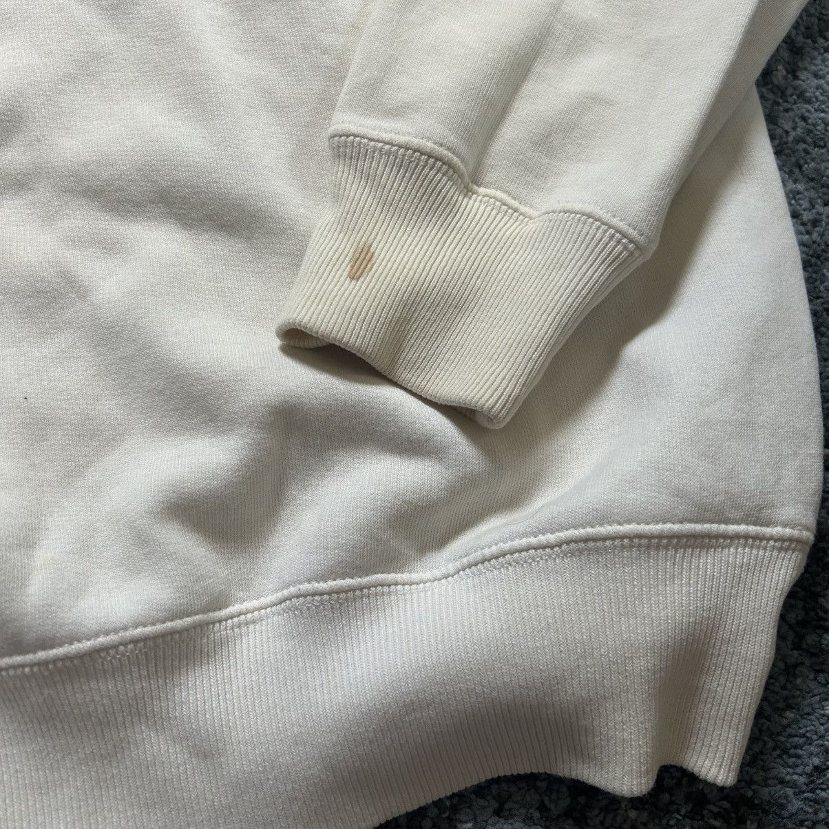 RRL Ralph Lauren 2018 CREAM U.S.R.R.L. MOUNTED COLLAR FOOTBALL CREWNECK BLUE Size US M / EU 48-50 / 2 - 13 Thumbnail