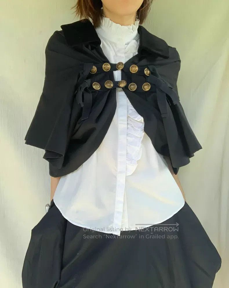 Comme des Garcons Comme Des Garcons Dark Gothic Deconstructed Cloak Coat Size M / US 6-8 / IT 42-44 - 3 Thumbnail