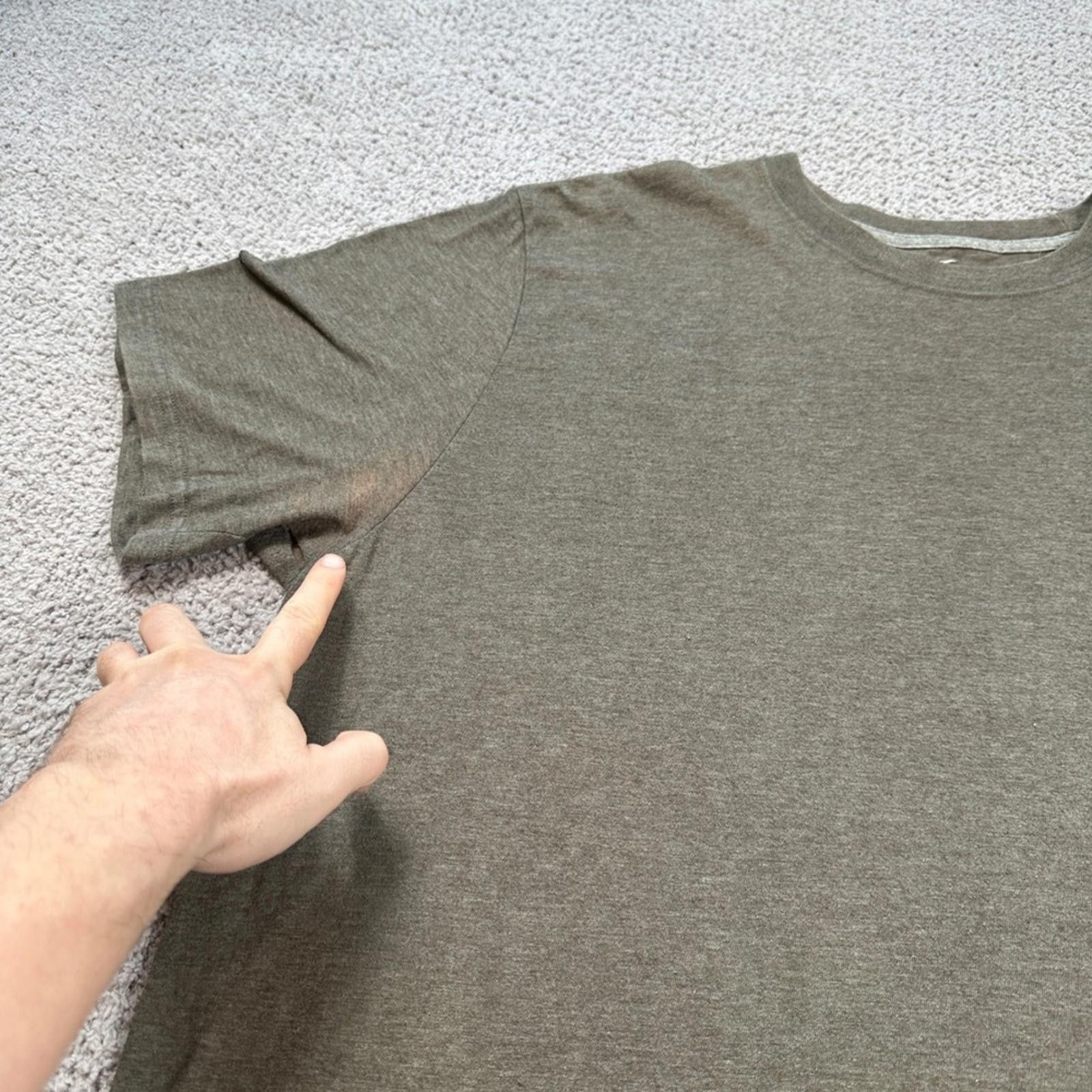 Nike Nike Swoosh T Shirt Men's XXL Olive Green Regular Fit Logo Size US XXL / EU 58 / 5 - 6 Thumbnail