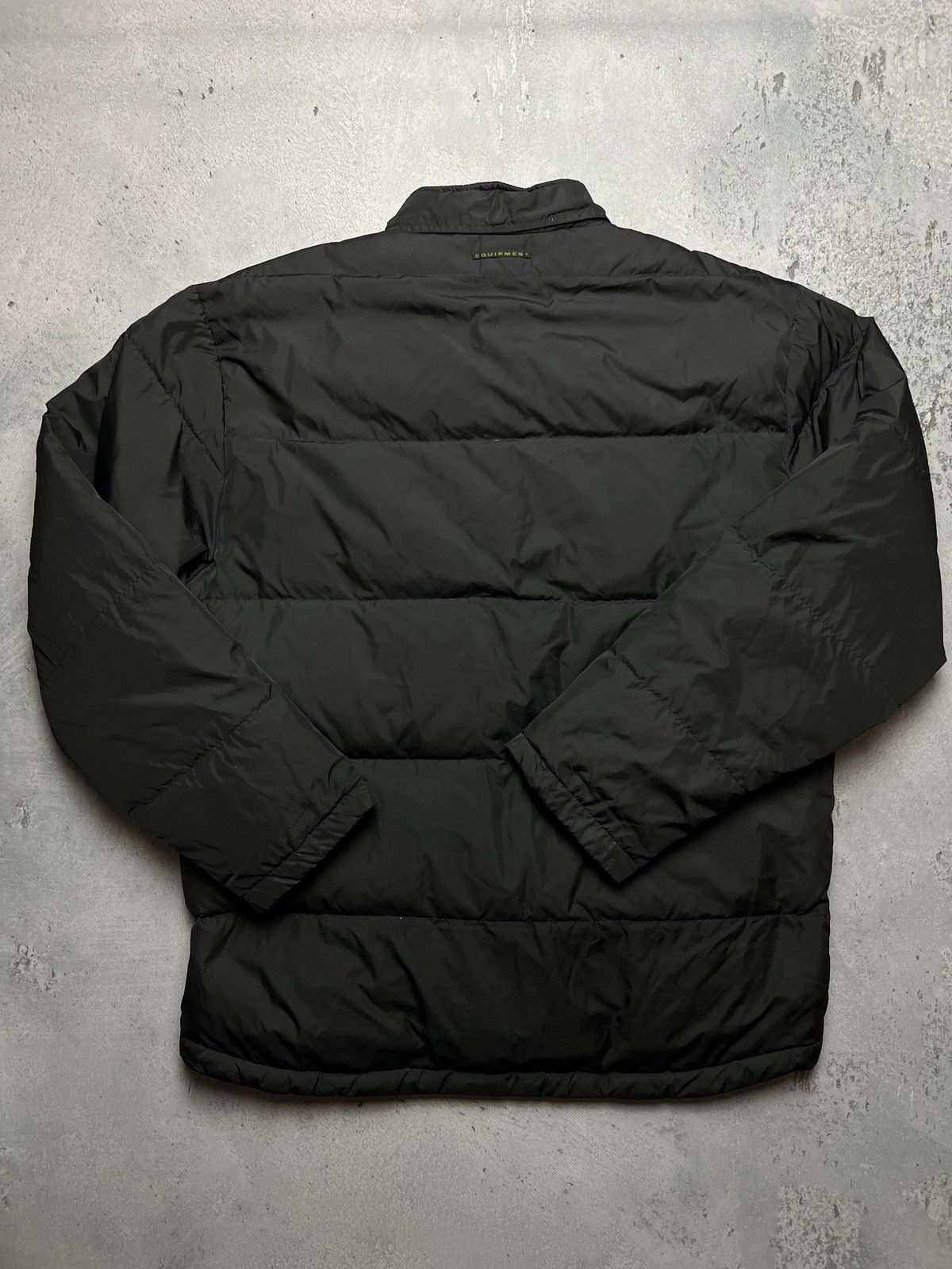 Adidas Adidas Equipment EQT-151 Black Green Logo Puffer Down Jacket Size US L / EU 52-54 / 3 - 3 Thumbnail