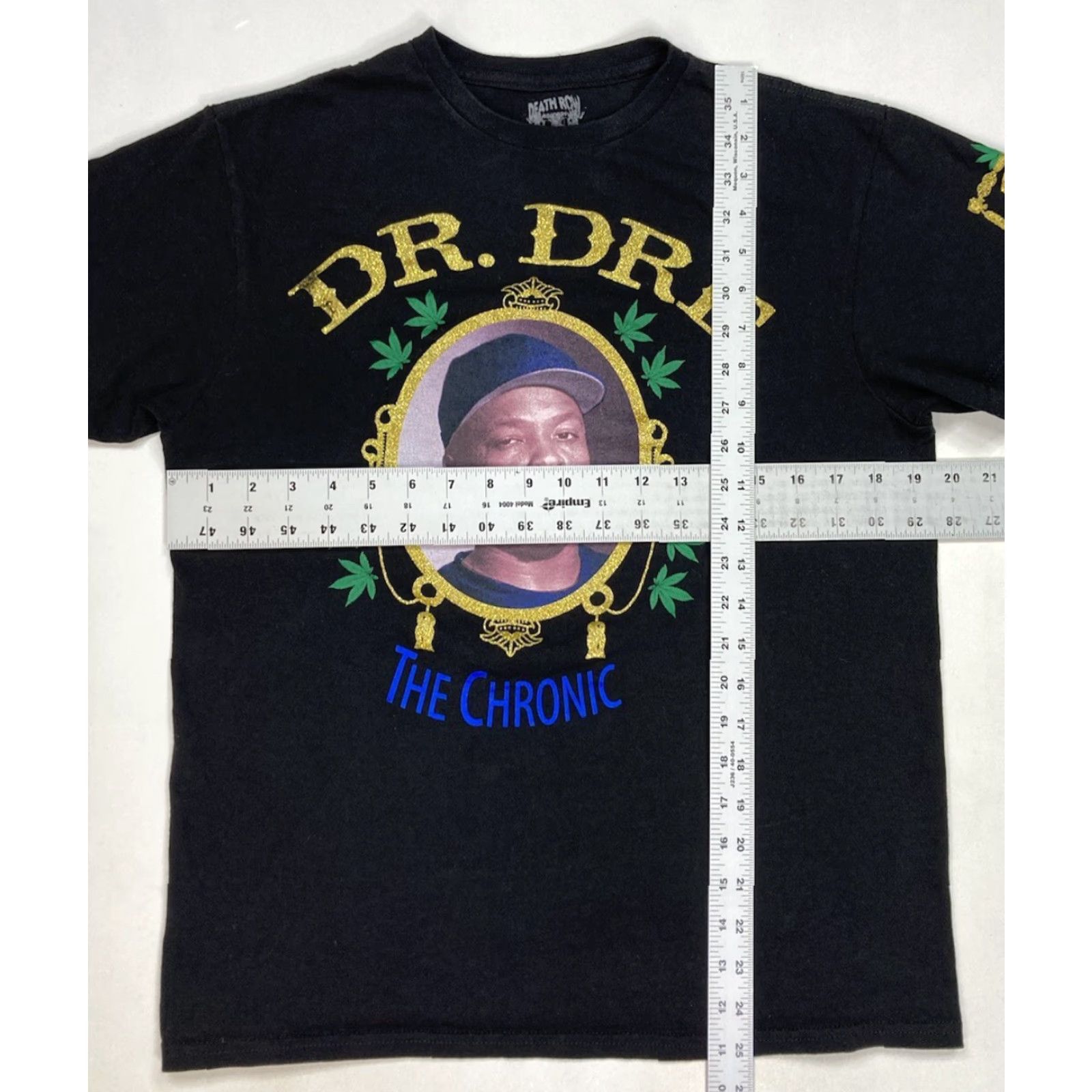 Vintage VINTAGE Death Row Records Dr Dre The Chronic Graphic T-shirt Women Medium Black Hip Hop Music Shirt Size M / US 6-8 / IT 42-44 - 6 Thumbnail