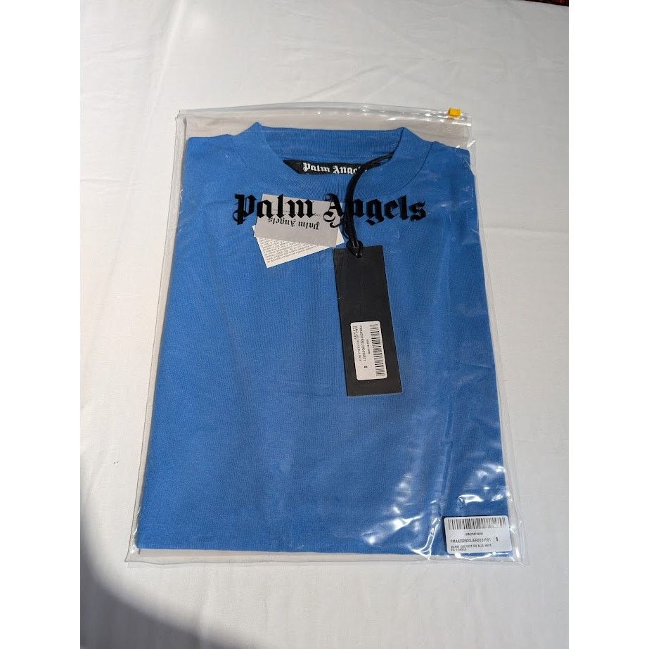Palm Angels o1rshd1 Marine Logo Over T-Shirt in Blue / White Size US S / EU 44-46 / 1 - 16 Thumbnail