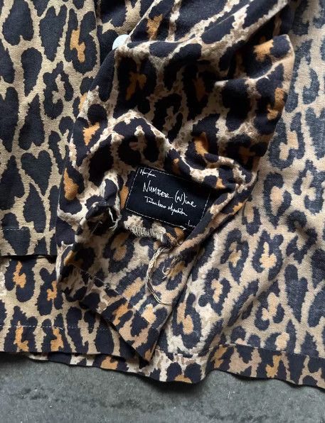 Number (N)ine Number (N)ine 2003AW “Heart Tears” Leopard Print Shirt Size US L / EU 52-54 / 3 - 8 Thumbnail