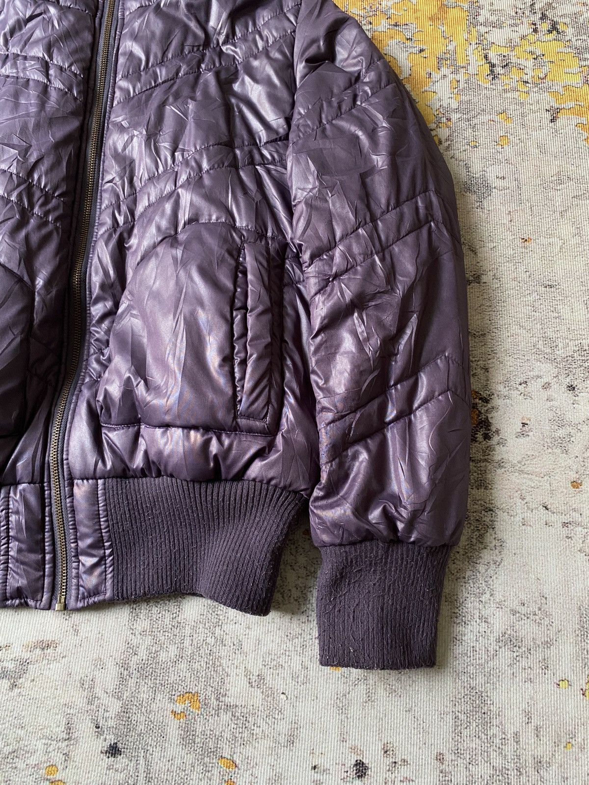 Japanese Brand A/Girls Down Puffer Fur Hoodie Jacket Size M / US 6-8 / IT 42-44 - 6 Thumbnail