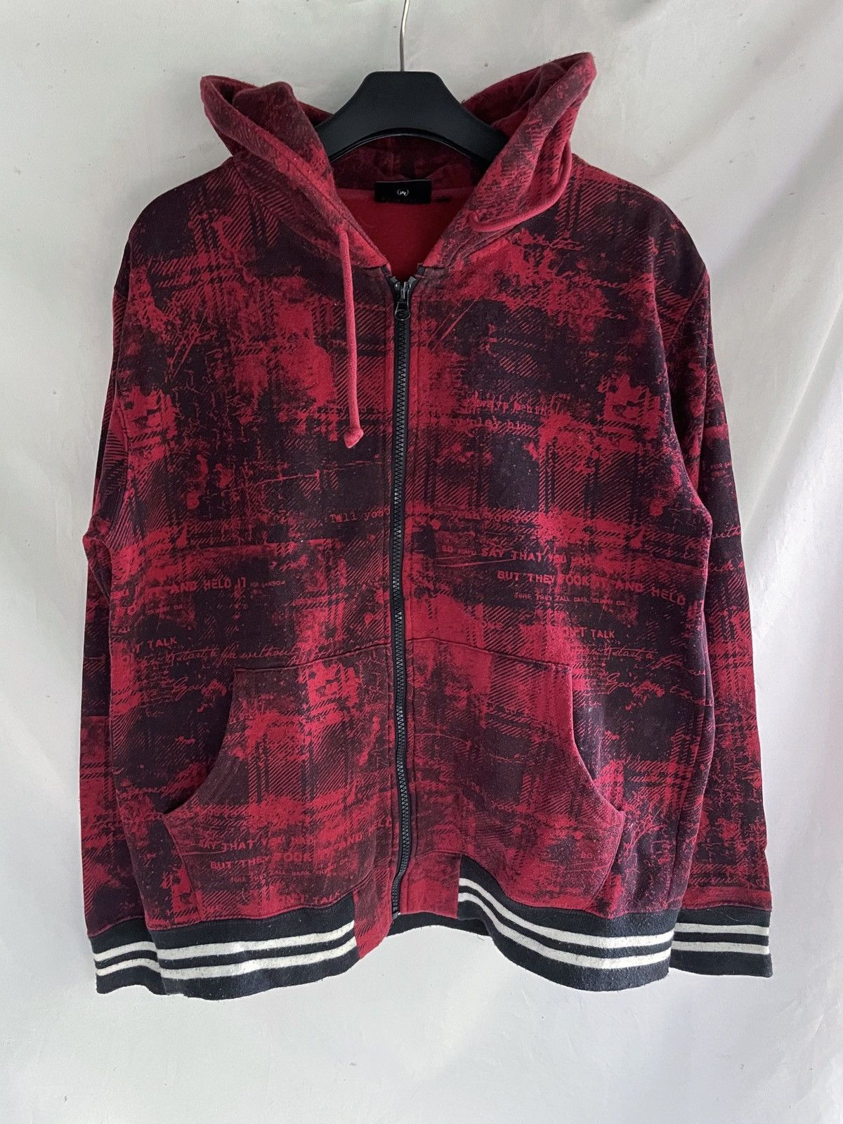 Isamu Katayama Backlash SAY THAT YOU HAD BUT THEY POOR AND HELL ZIP HOODIE Size US M / EU 48-50 / 2 - 1 Thumbnail