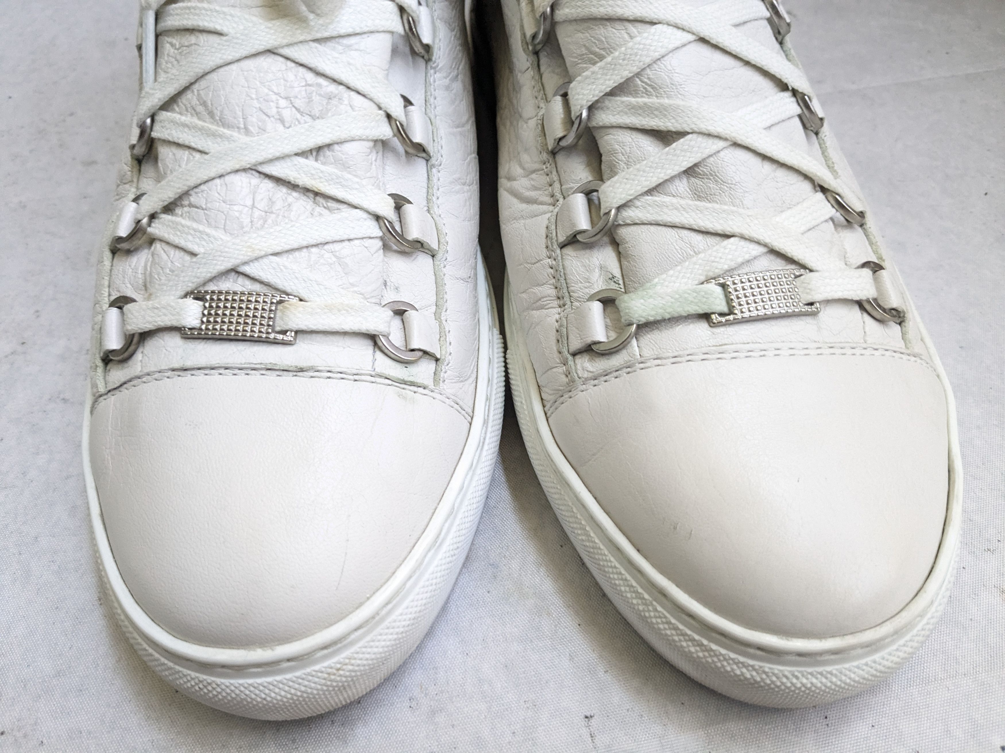 Balenciaga Balenciaga Arena Sneakers White High Tops Leather Size US 13 / EU 46 - 3 Thumbnail