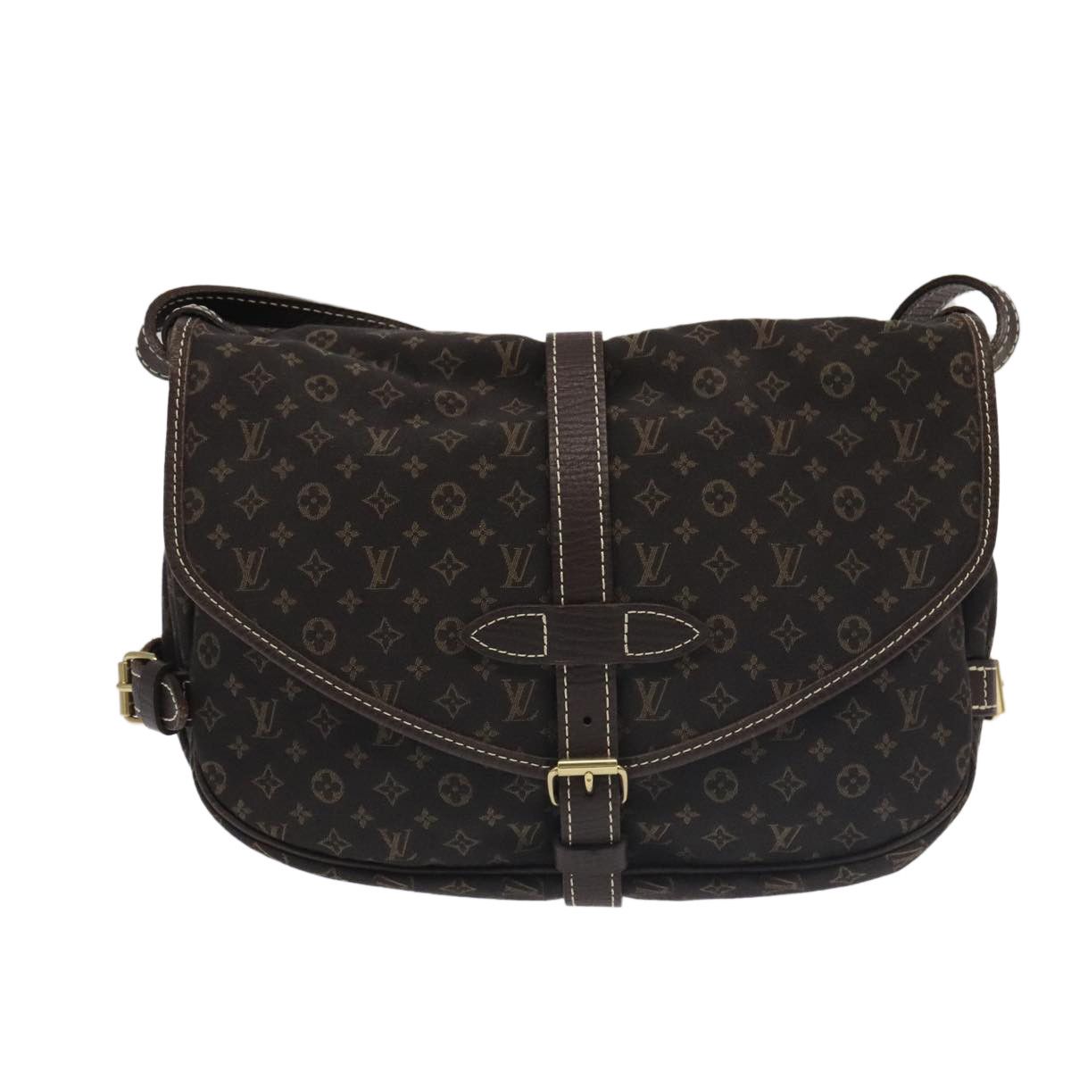 Louis Vuitton Saumur 30 Brown Canvas Shoulder Bag (Pre-Owned) Size ONE SIZE - 1 Thumbnail