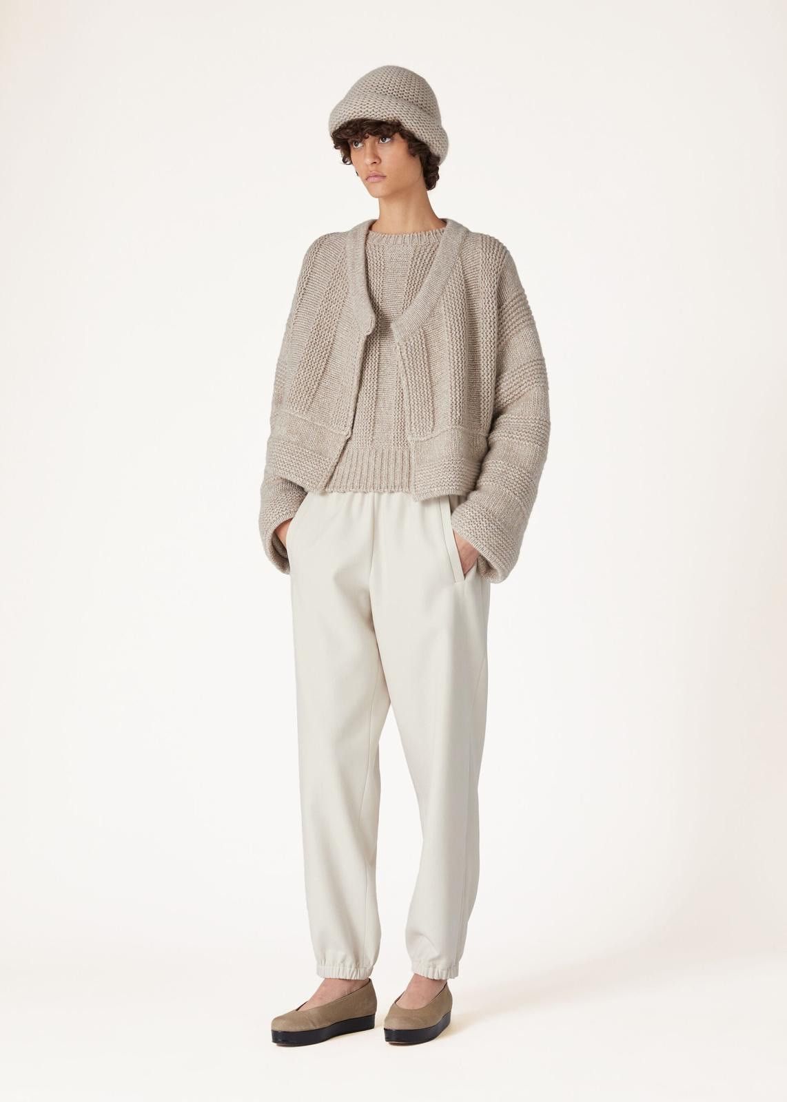 Loro Piana o1srvl11e0125 FAN6212 Mashu Crewneck Sweater in Beige Size S / US 4 / IT 40 - 6 Thumbnail
