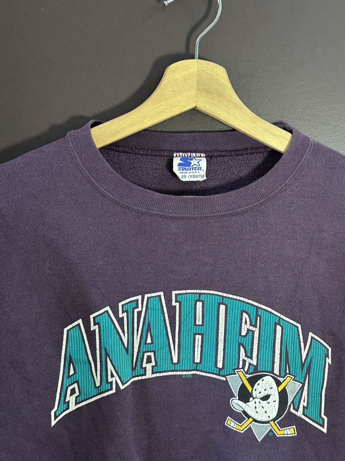 NHL 1993 Vintage NHL Mighty Duck Anaheim Sweatshirt Size US M / EU 48-50 / 2 - 11 Thumbnail