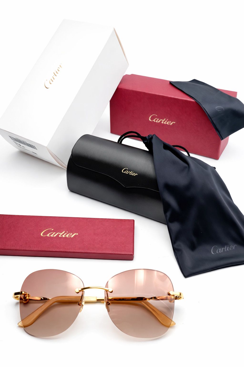 Cartier NEW! Cartier Gold Sunglasses CT00915 Size ONE SIZE - 1 Thumbnail