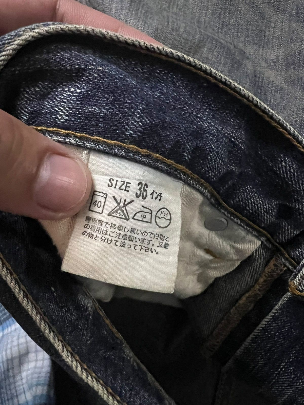 Levi's Vintage Levi’s 502 Mud Wash Jean Very Rare Size US 33 - 18 Thumbnail