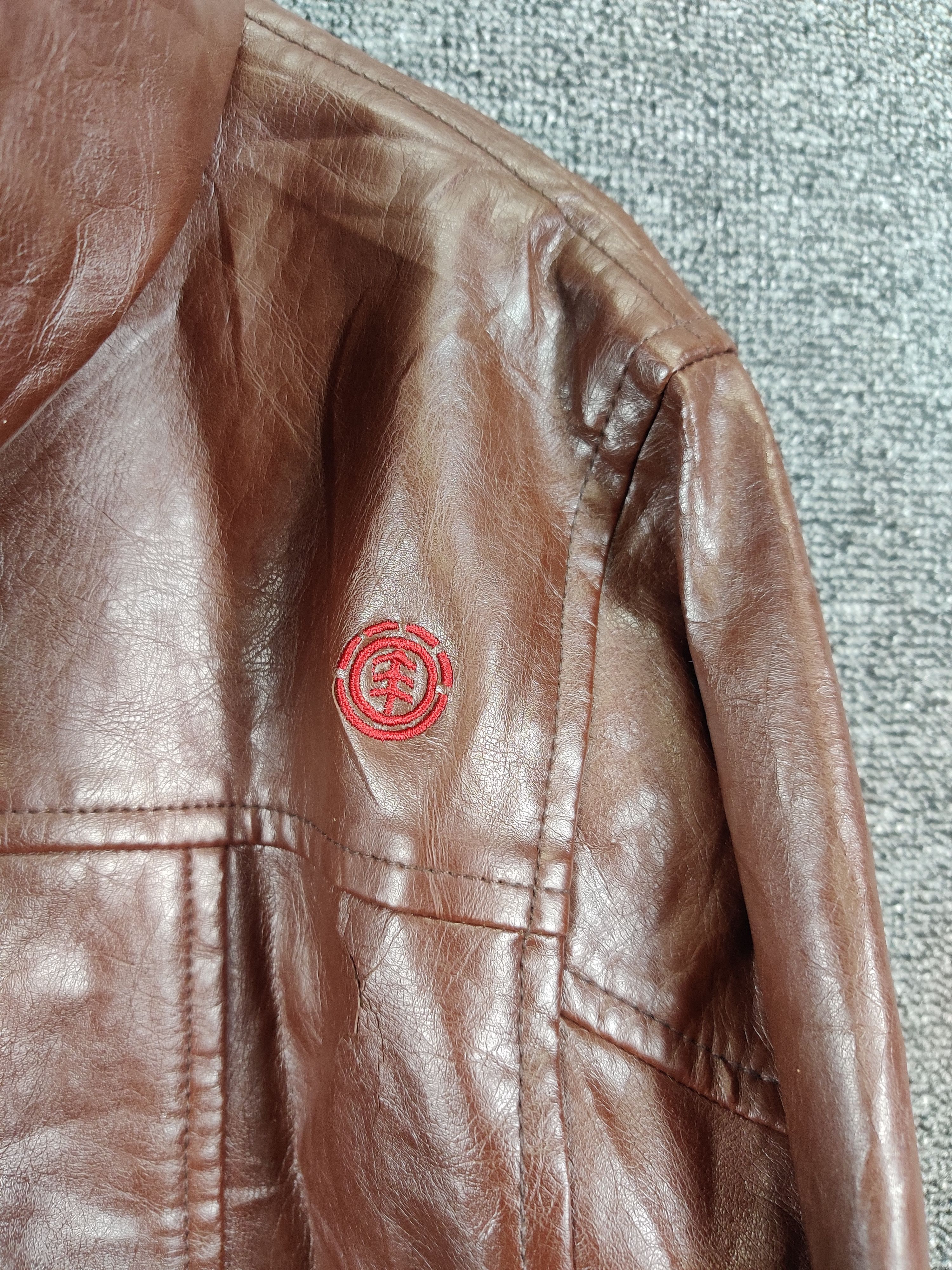 Element Vintage Element Skateboard PVC Bomber Jacket Size US M / EU 48-50 / 2 - 7 Thumbnail