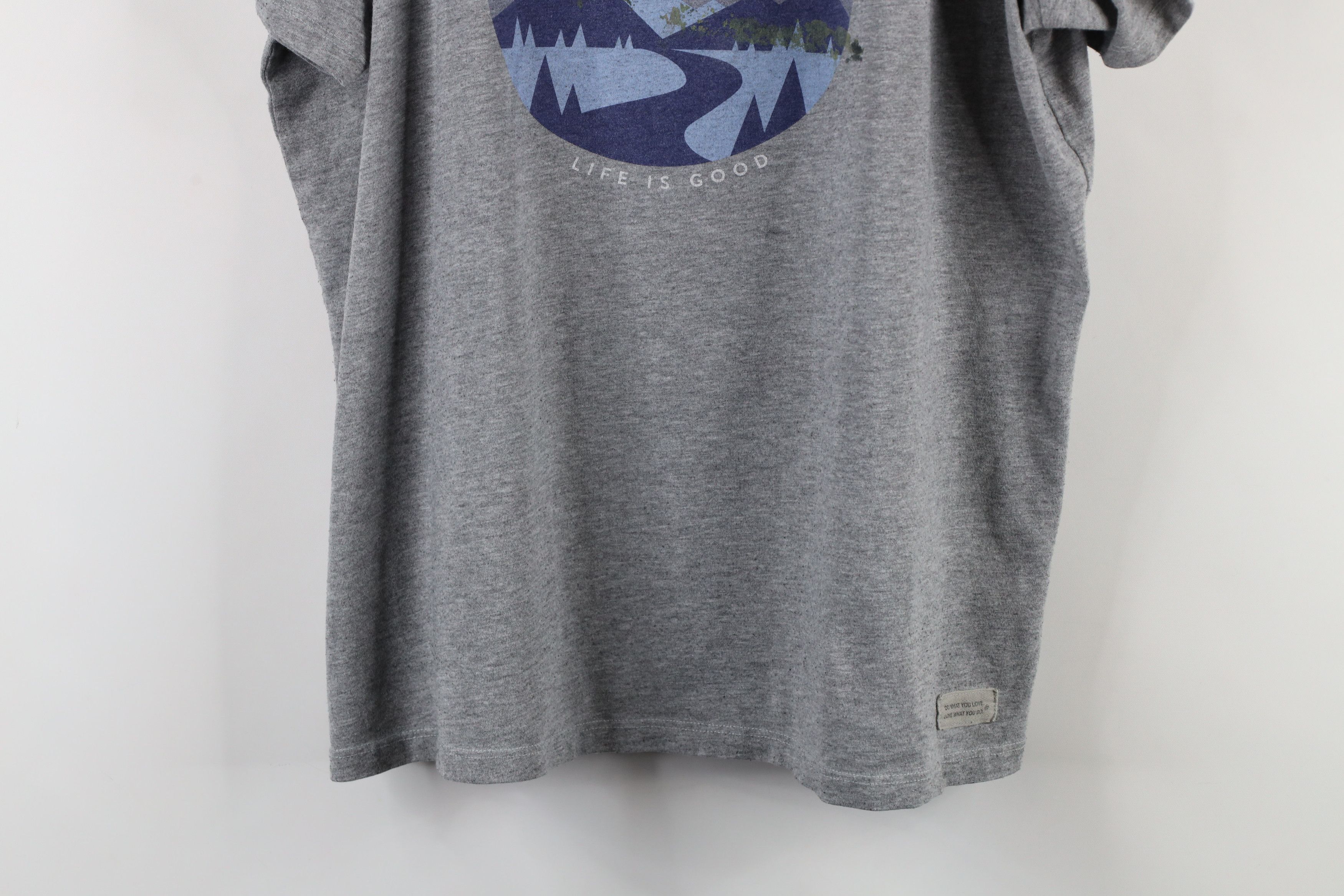 Life is Good × Vintage Life Is Good Crusher Night Mountains Stars T-Shirt Gray Size XL / US 12-14 / IT 48-50 - 3 Thumbnail