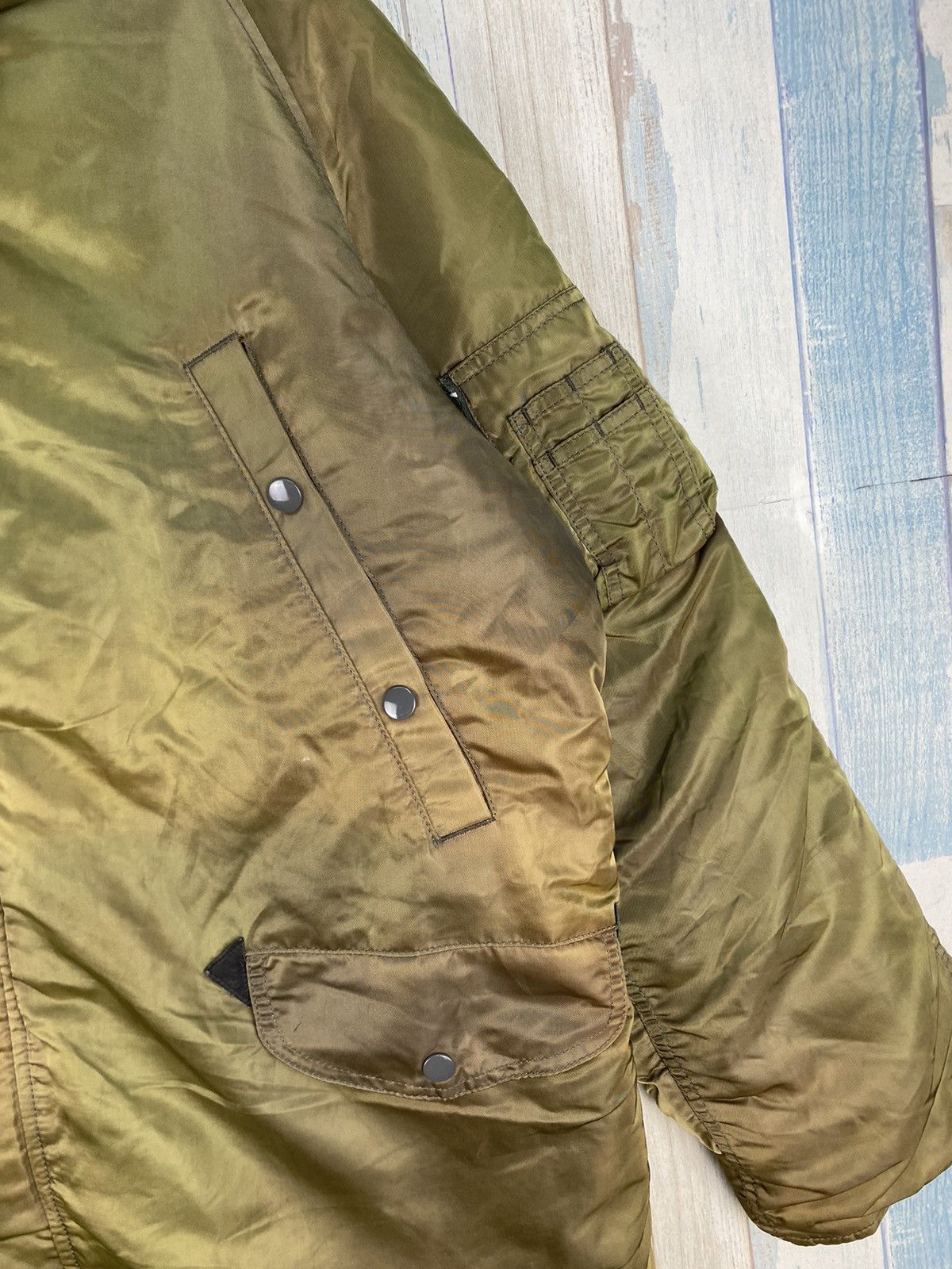 Alpha Industries × Vintage Vintage Alpha Industries Parka Cold Weather Sun Faded Size US L / EU 52-54 / 3 - 6 Thumbnail
