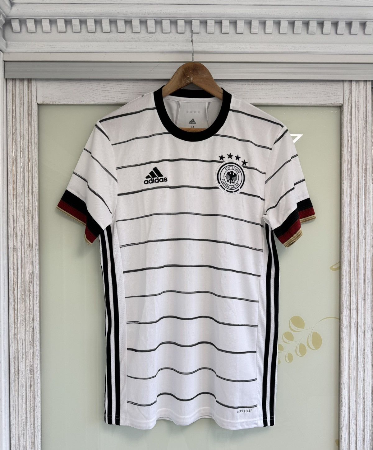 Adidas Germany 2020-2021 Home Soccer Jersey Football Kit Shirt Size US M / EU 48-50 / 2 - 1 Thumbnail