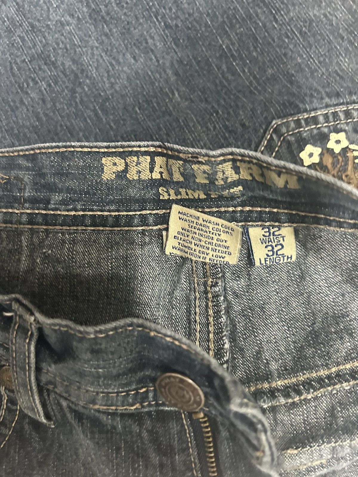 Phat Farm × Vintage phat farm jeans Size US 32 / EU 48 - 4 Thumbnail