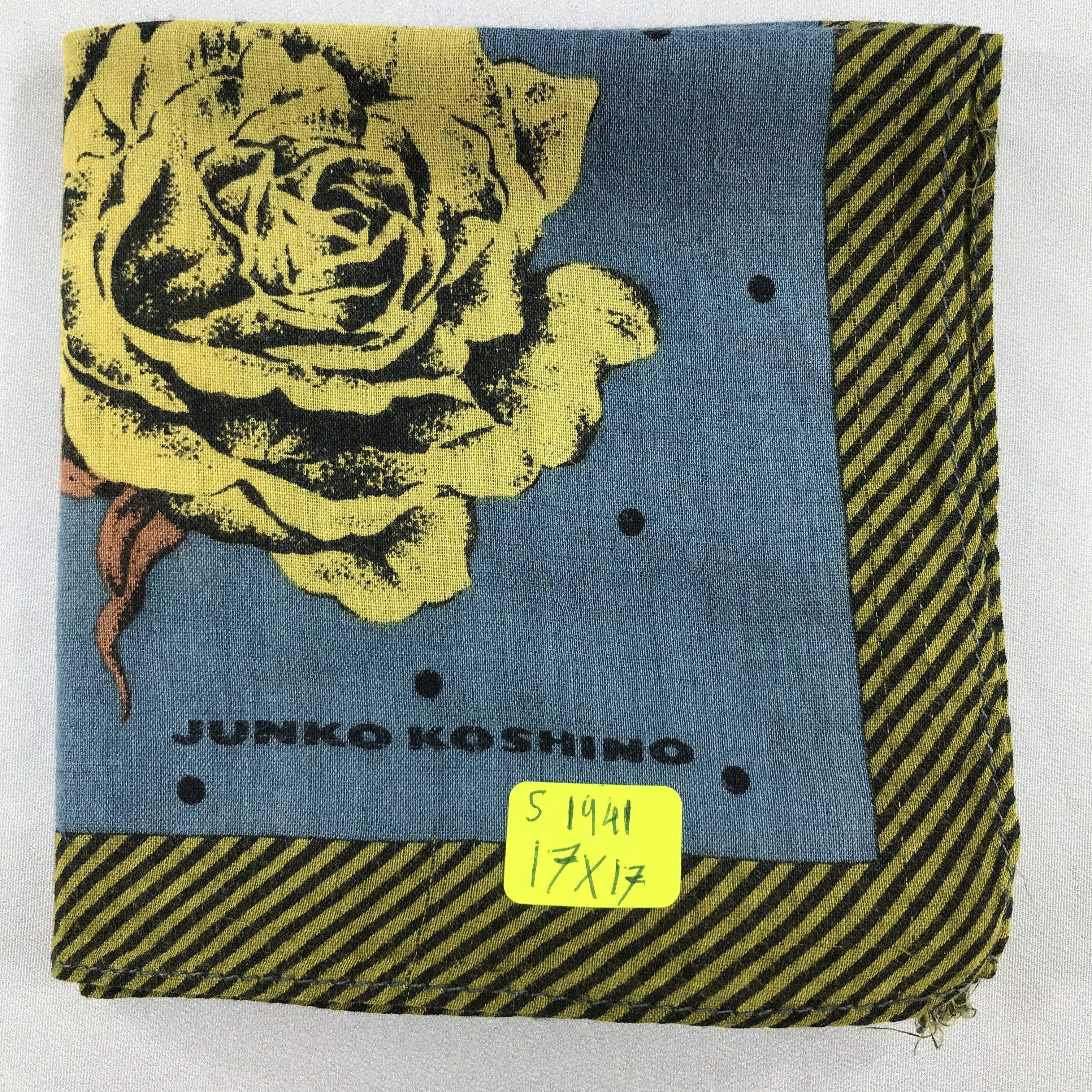 Mr. Junko × Vintage Junko Koshino Bandana / Handkerchief / Neckerchief - S1941 Size ONE SIZE - 5 Thumbnail