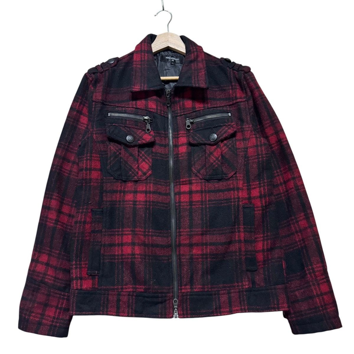 In The Attic × Japanese Brand Punk Wool Jacket Size US L / EU 52-54 / 3 - 1 Thumbnail