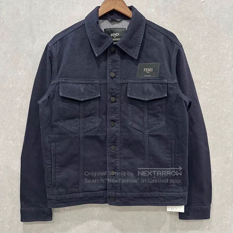 Other Fendi Chest Pocket Solid Color Single Breasted Cotton Blaz Size US M / EU 48-50 / 2 - 1 Thumbnail