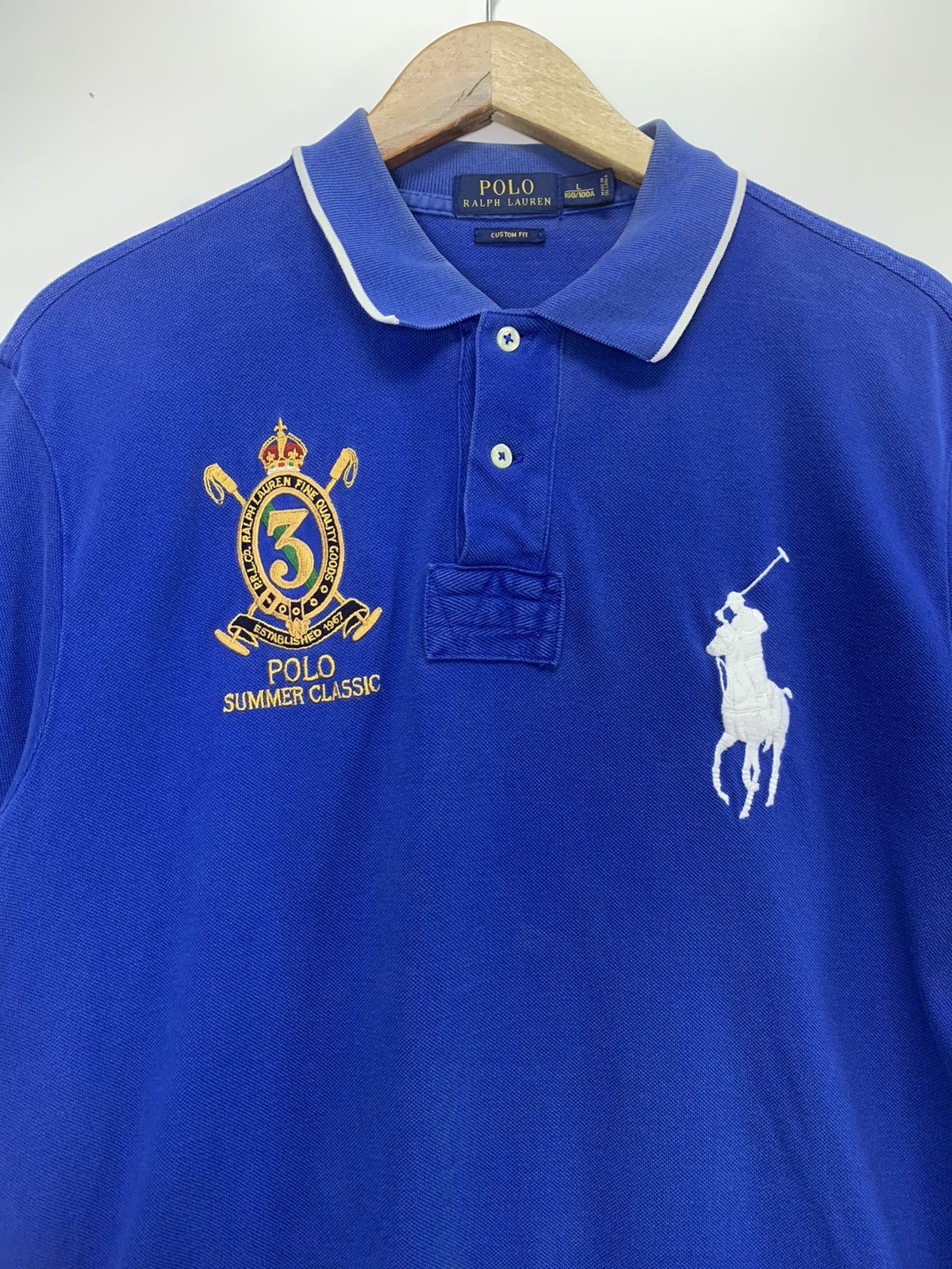 Vintage Vintage Polo Ralph Lauren Size US L / EU 52-54 / 3 - 3 Thumbnail