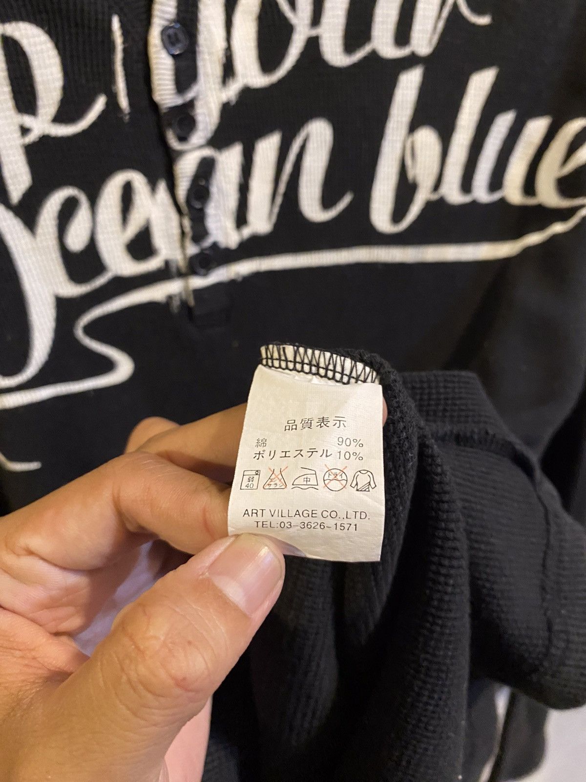 If Six Was Nine × Japanese Brand × Le Grande Bleu (L.G.B.) Body Glove Keep Your Ocean Blue Long Sleeve Tshirt Size US M / EU 48-50 / 2 - 11 Thumbnail